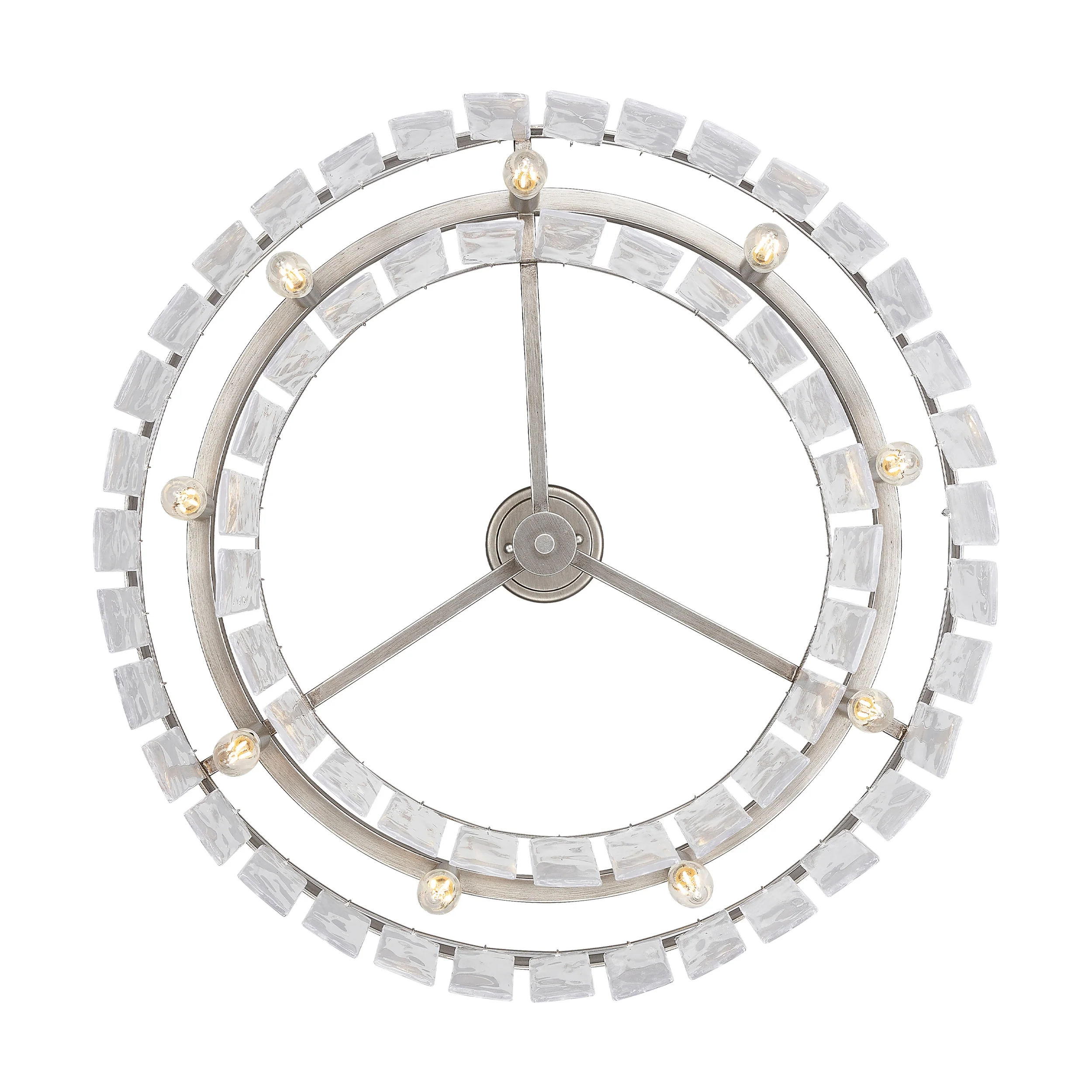 Ciara 9-light Chandelier in Peruvian Silver - Image 7