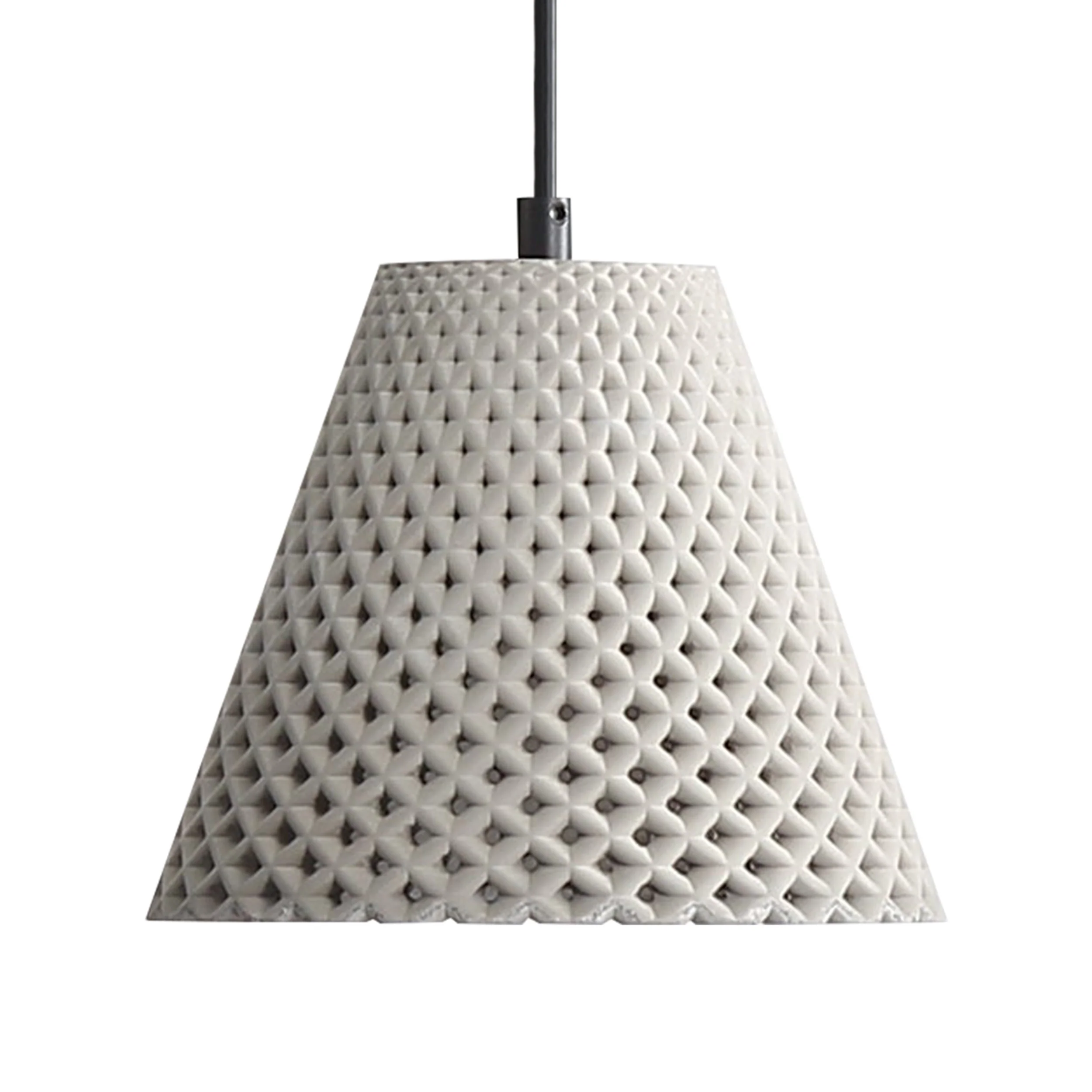 Clarus 8in Integrated LED Pendant in Grey Cement - Image 2