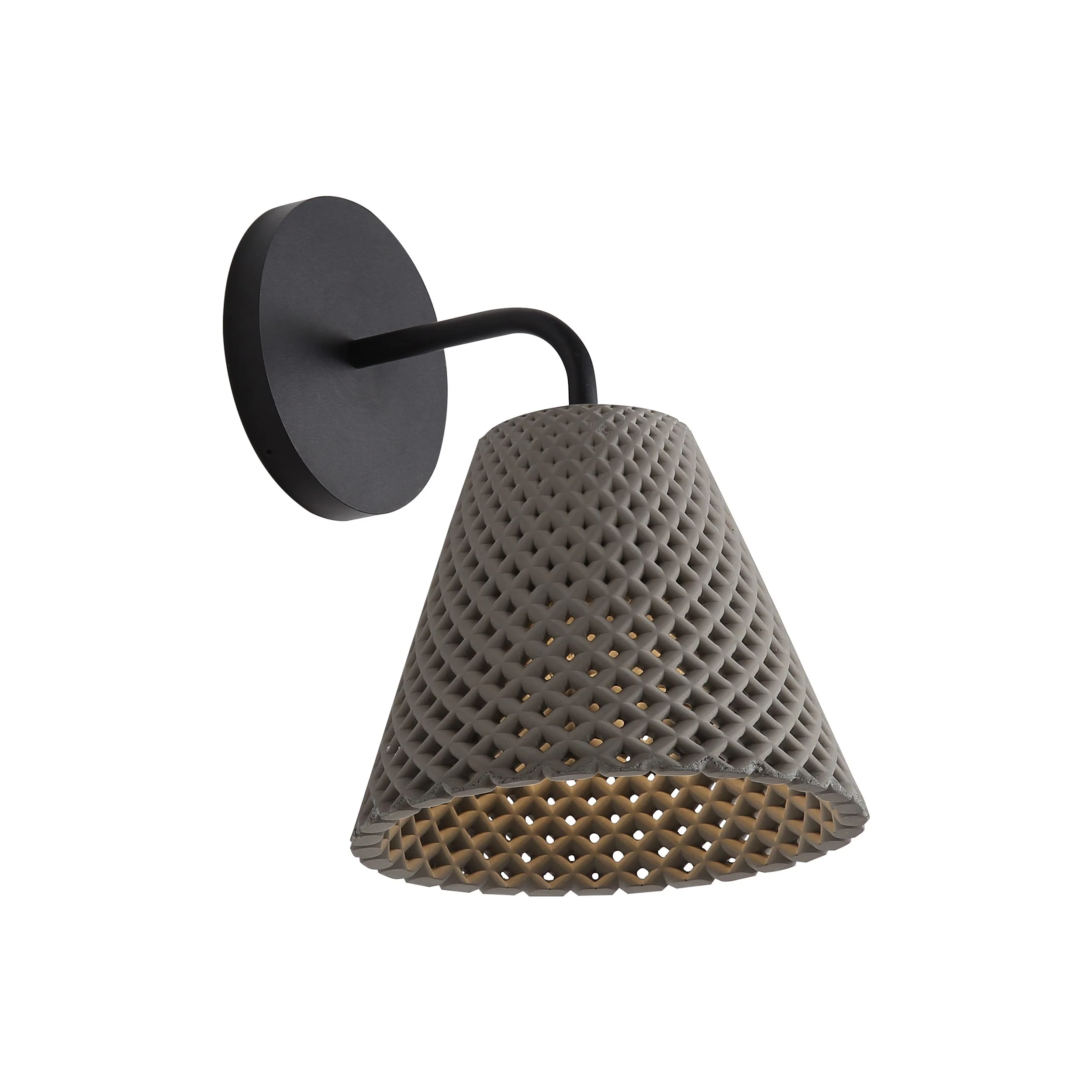 Clarus Integrated LED Wall Sconce in Grey Cement