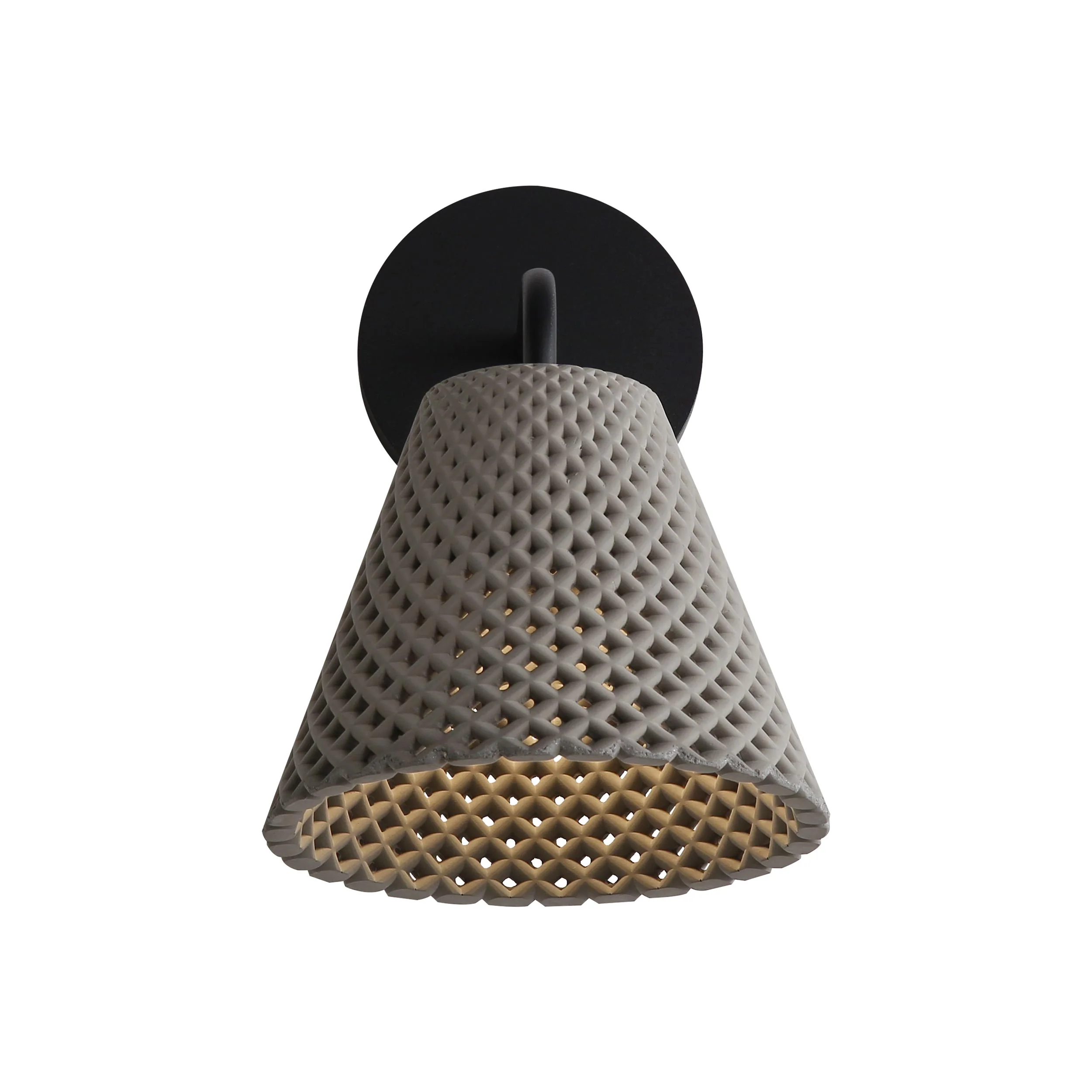 Clarus Integrated LED Wall Sconce in Grey Cement - Image 3