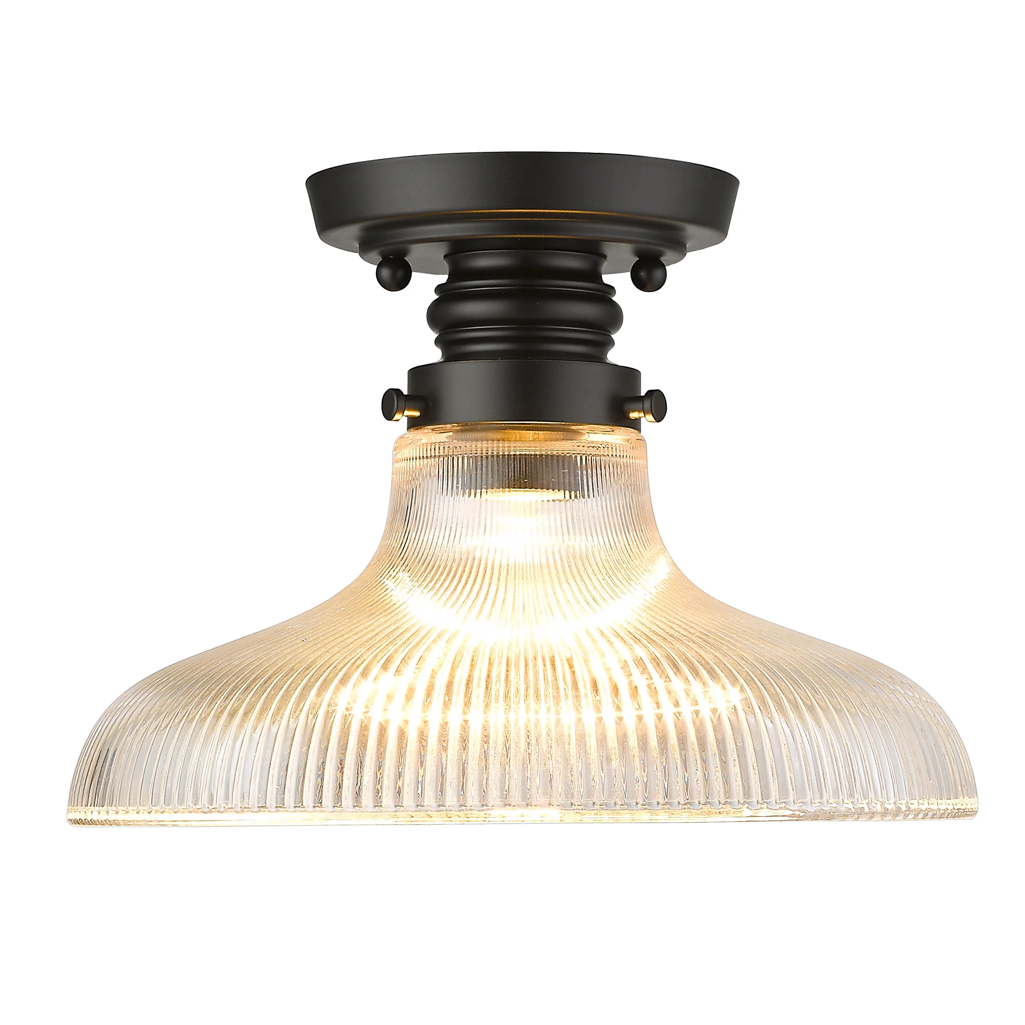 Clary 1-light Flush Mount in Matte Black - Image 3