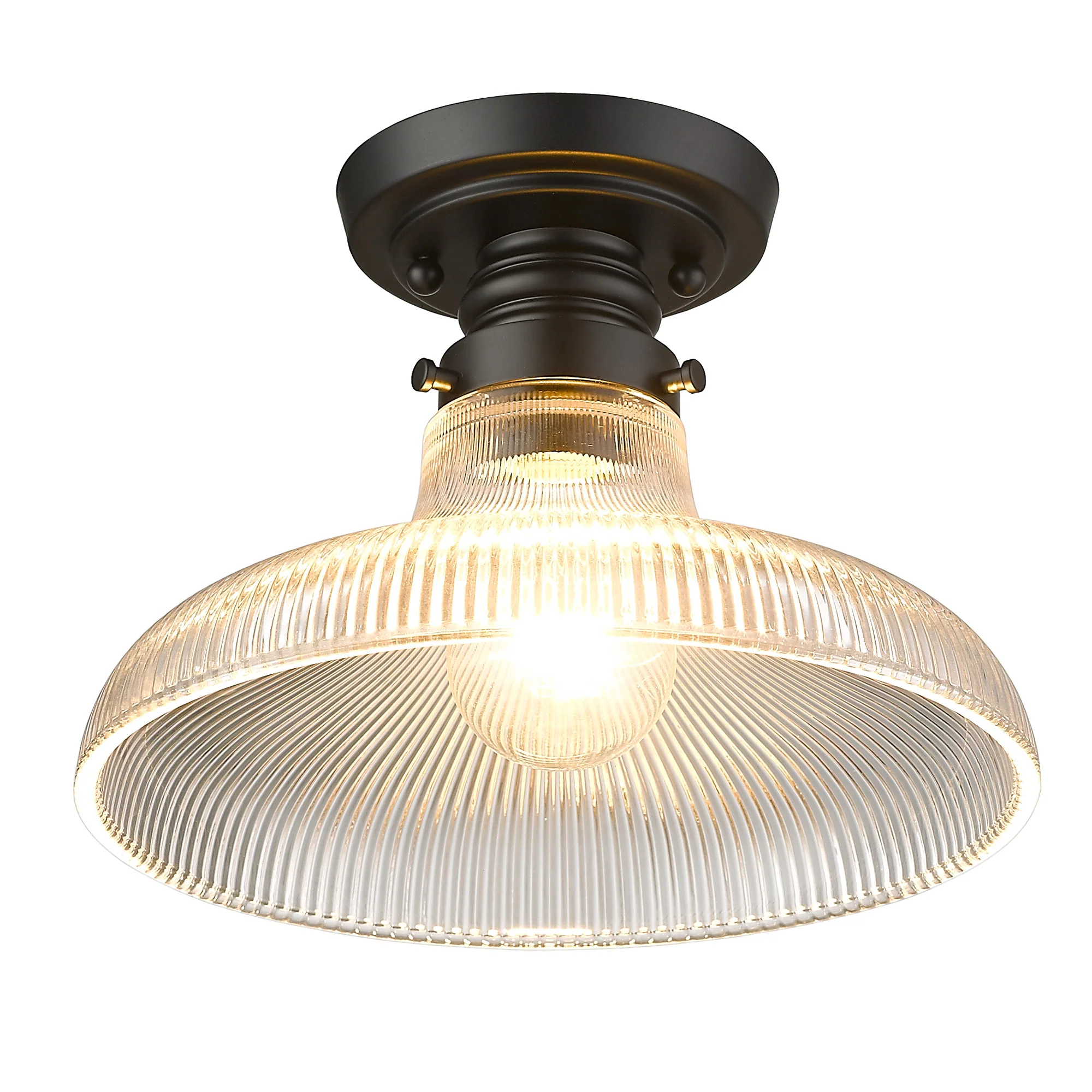 Clary 1-light Flush Mount in Matte Black - Image 4