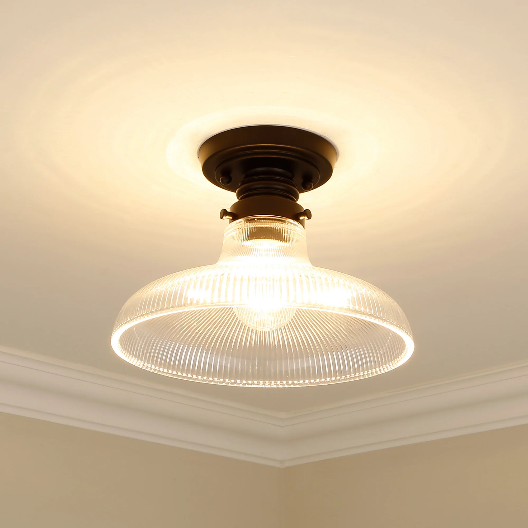 Clary 1-light Flush Mount in Matte Black - Image 7