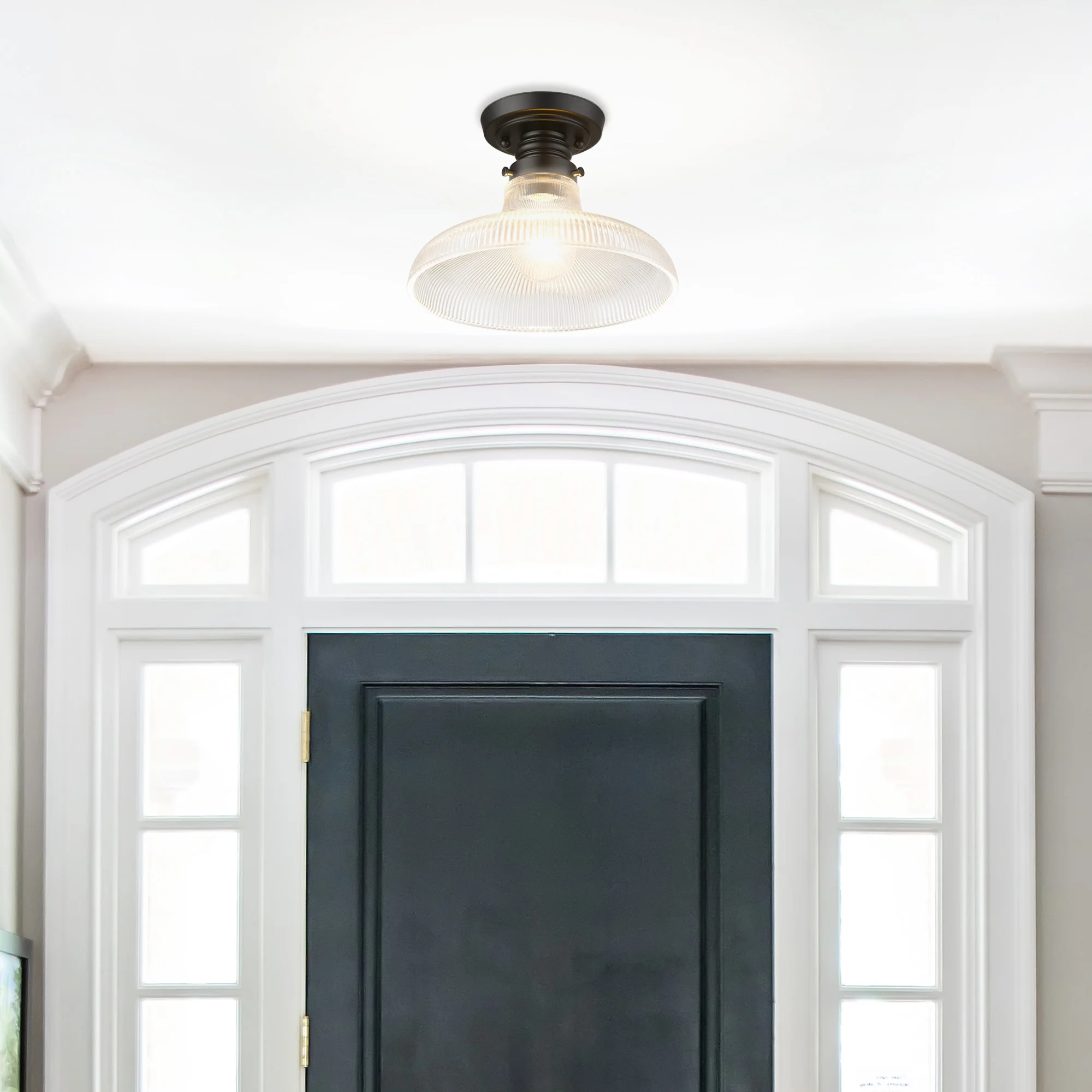 Clary 1-light Flush Mount in Matte Black - Image 8