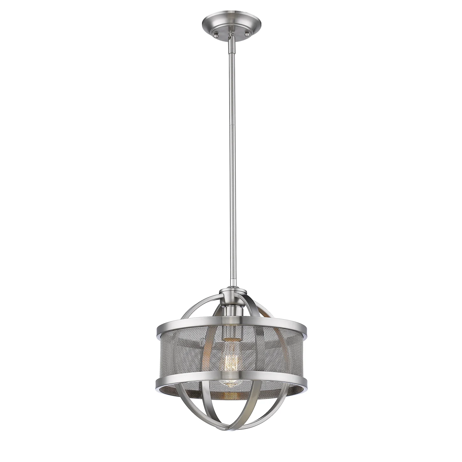 Colson 1-light Pendant in Pewter with Pewter shade - Image 2