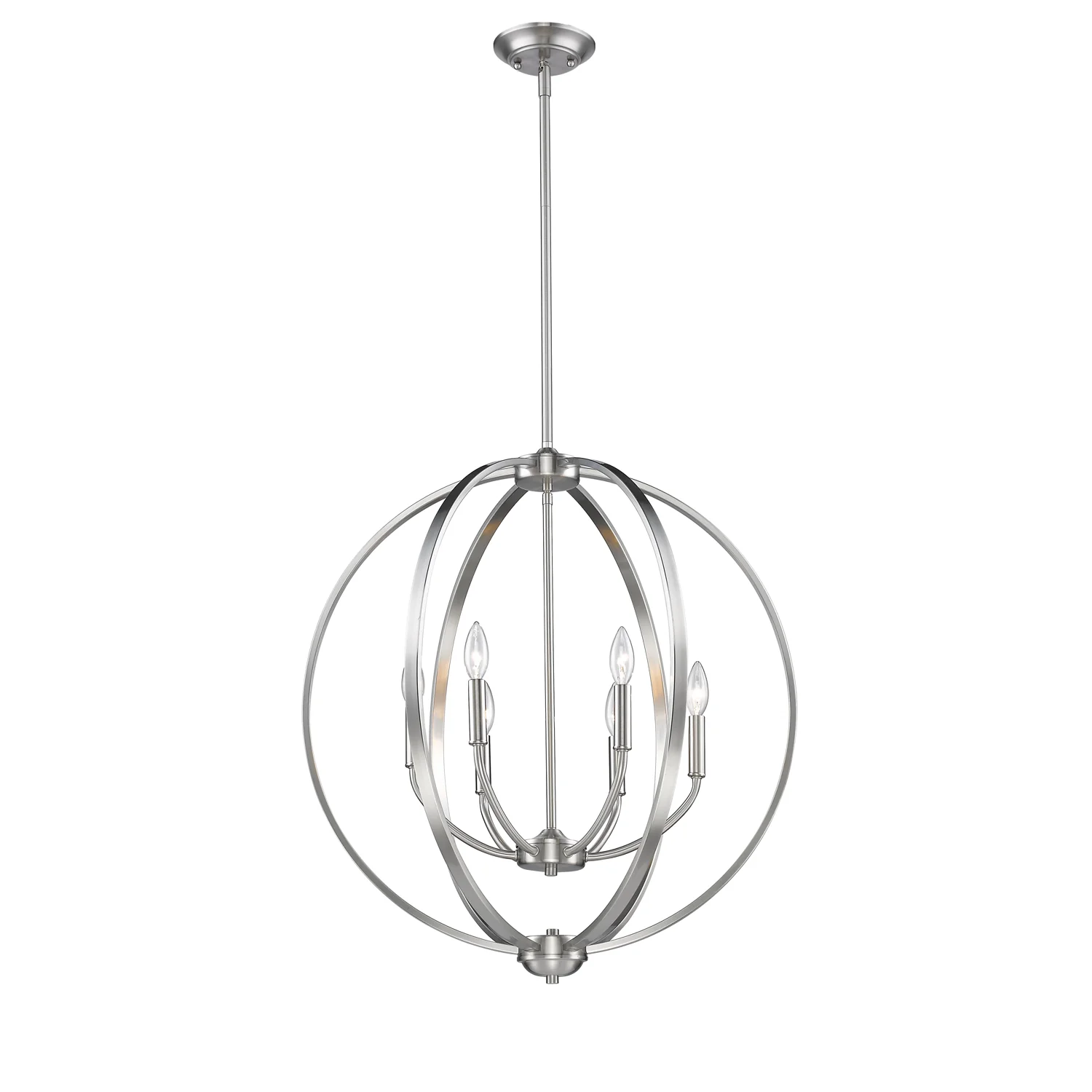 Colson 6-light Chandelier in Pewter - Image 2