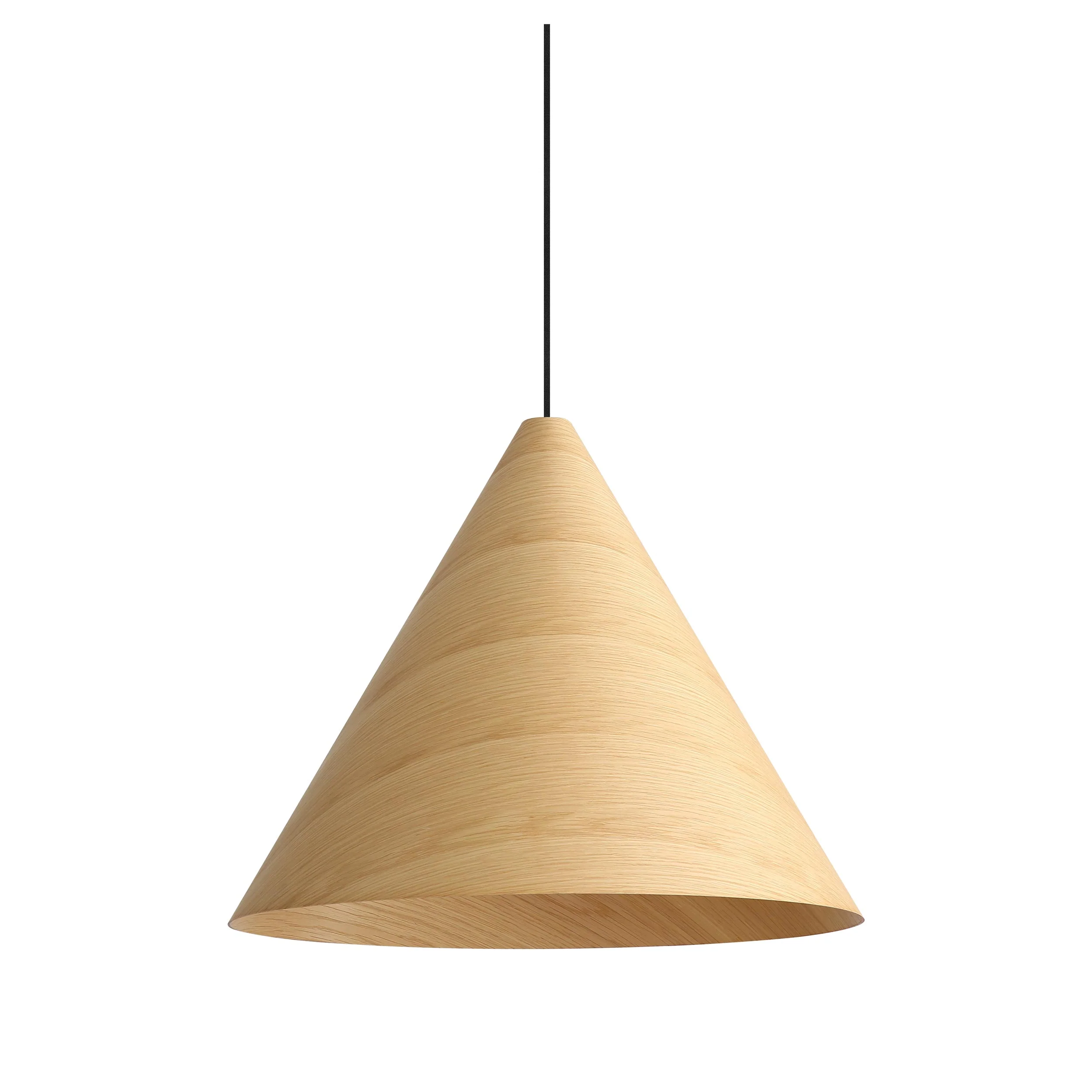 Conique 3-light Pendant in Light Walnut - Image 3
