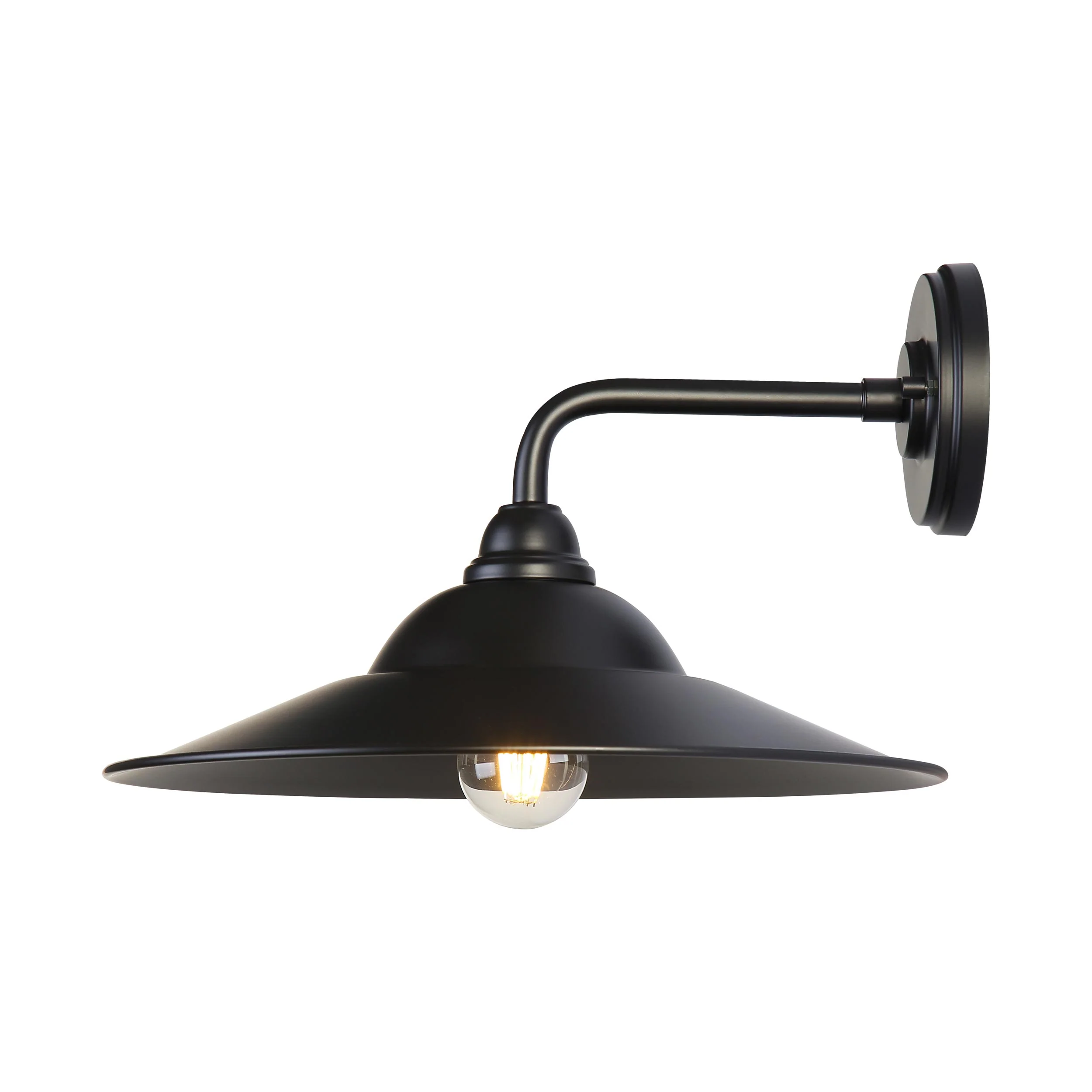 Croma 1-light Wall Sconce in Matte Black shade - Image 3