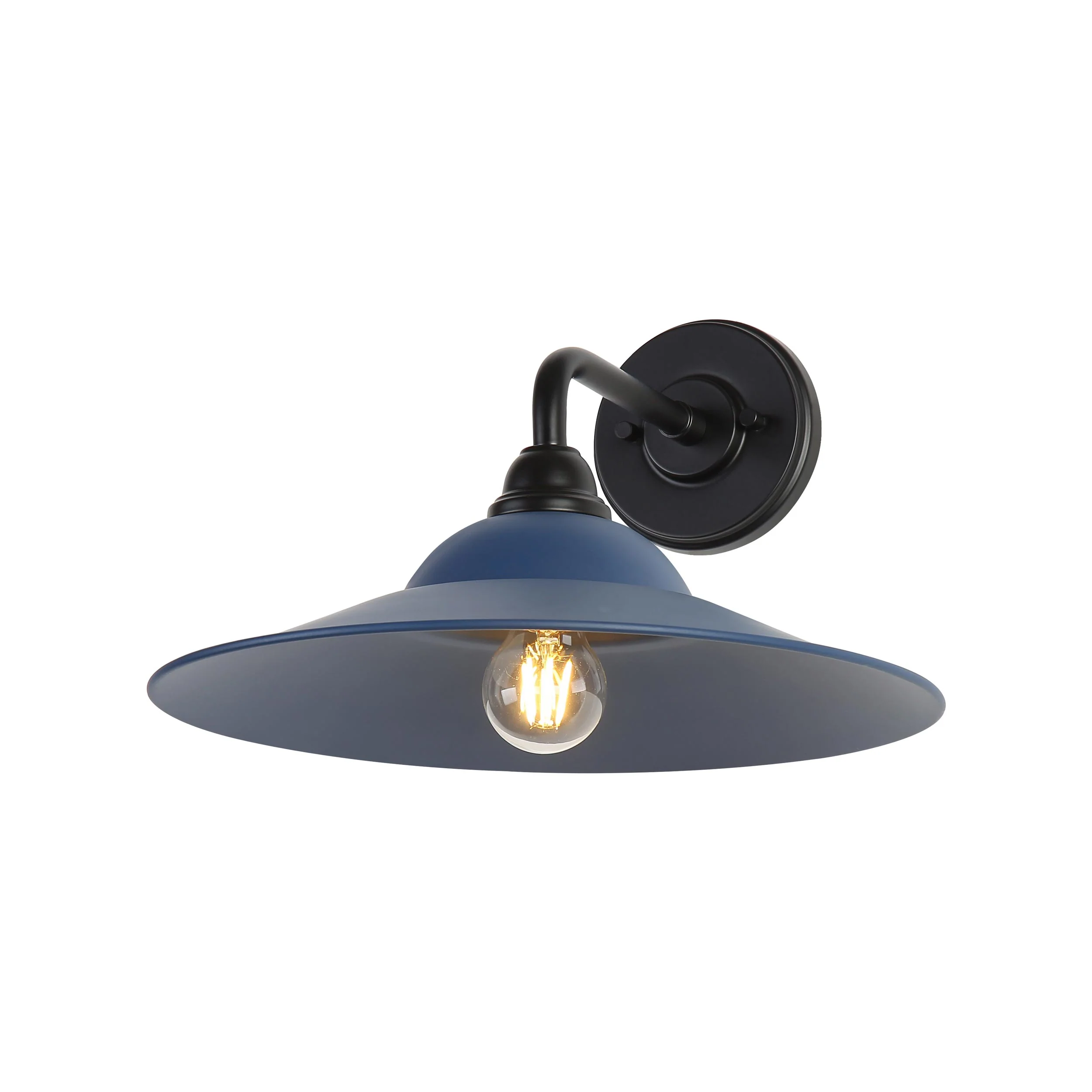 Croma 1-light Wall Sconce in Matte Blue shade
