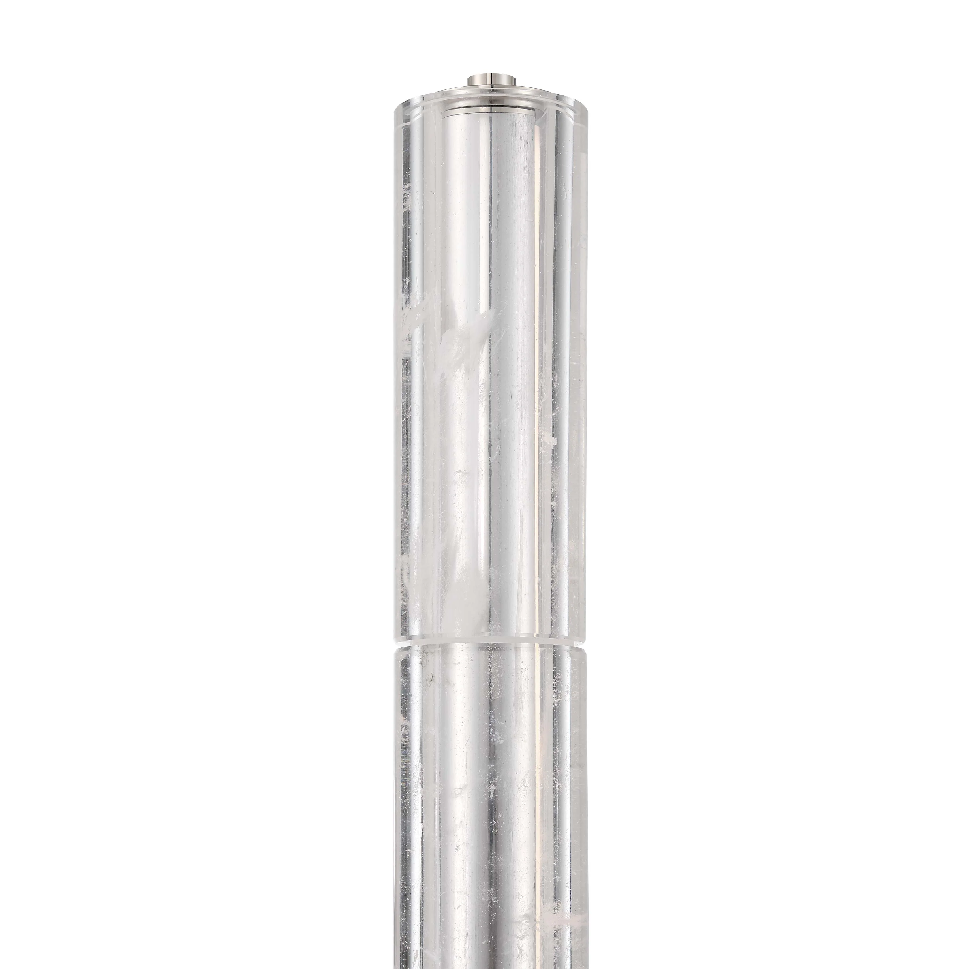 Crystallo Integrated LED Table Lamp in Polished Nickel - Image 6