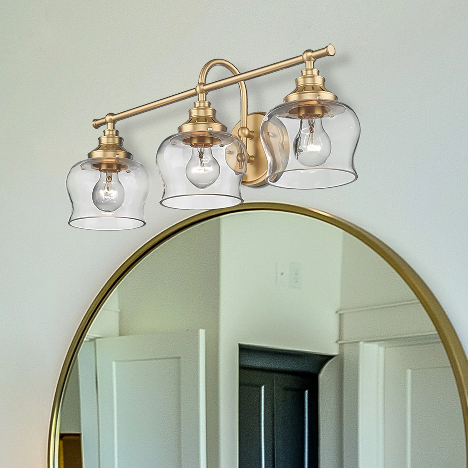 Daphne 3-light Vanity in Brushed Champagne Brass - Image 5