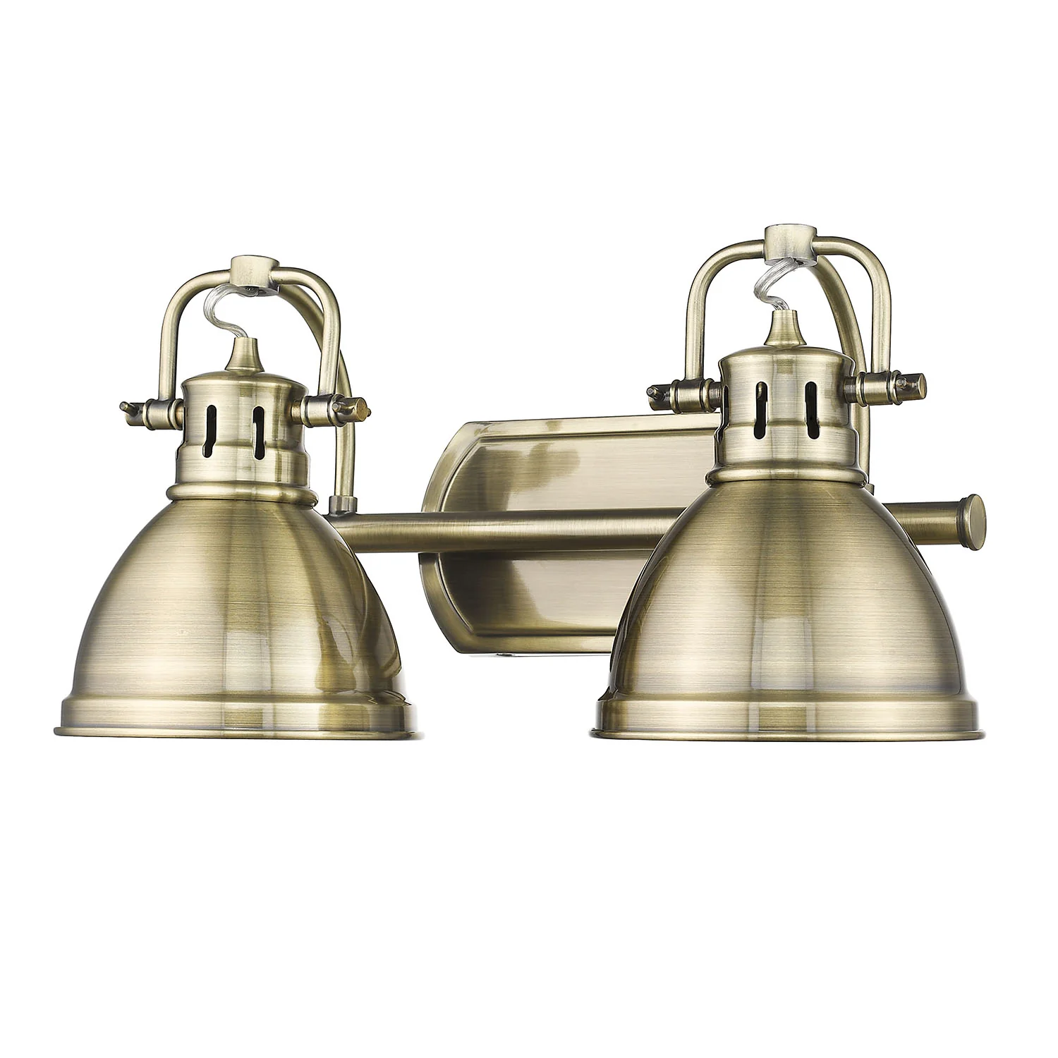Duncan 2-light Vanity in Aged Brass - Image 2