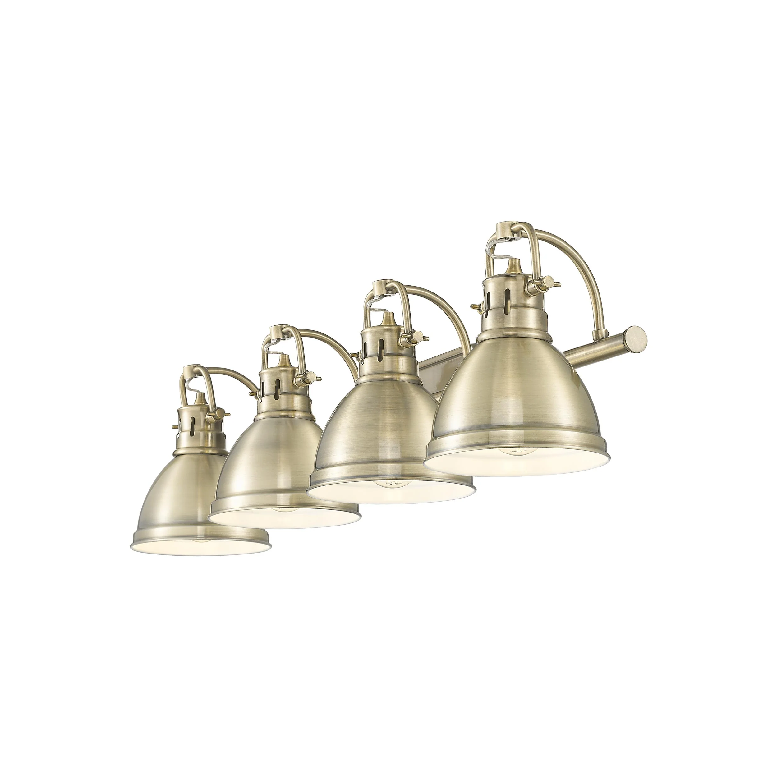Duncan 4-light Vanity in Aged Brass - Image 2