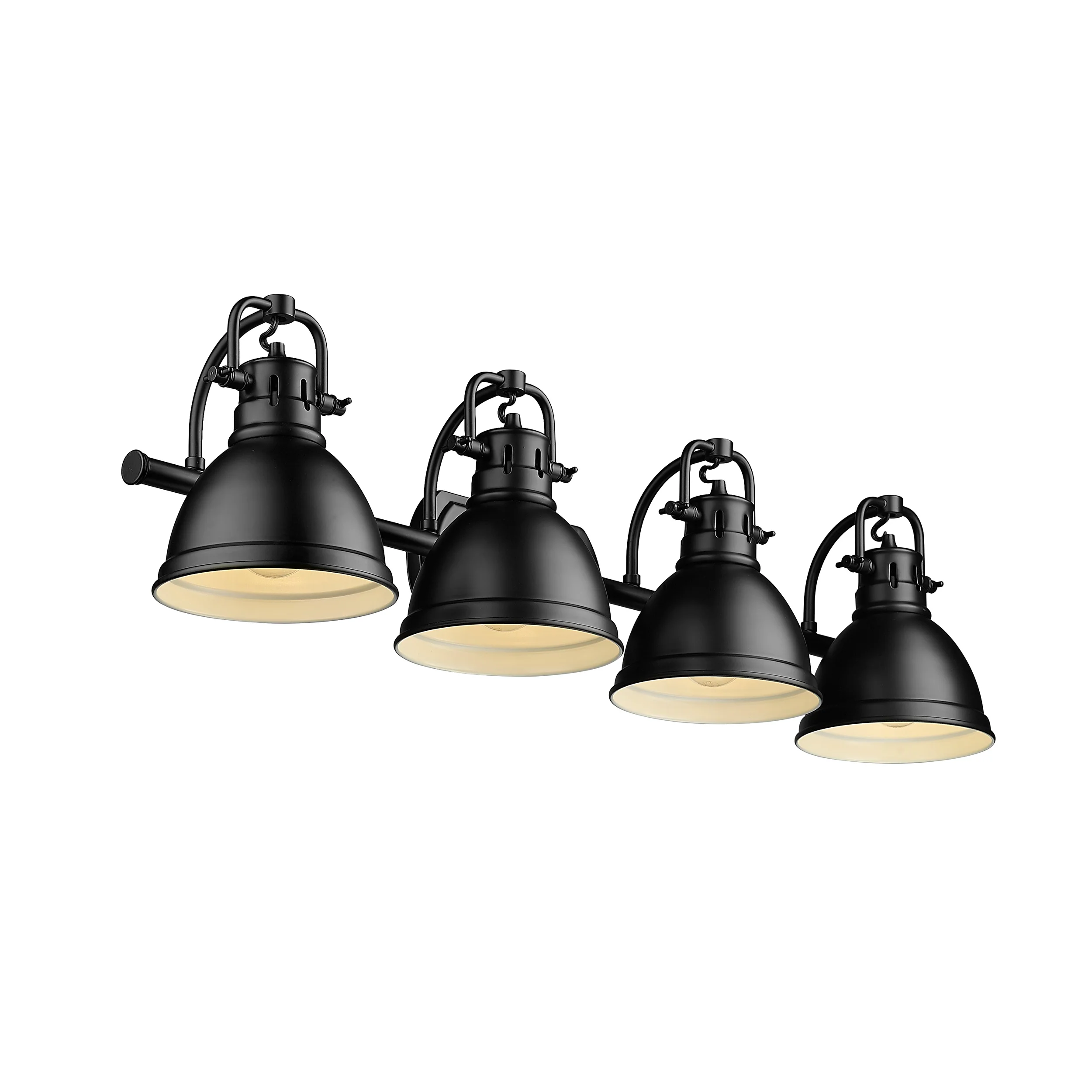 Duncan 4-light Vanity in Matte Black - Image 3