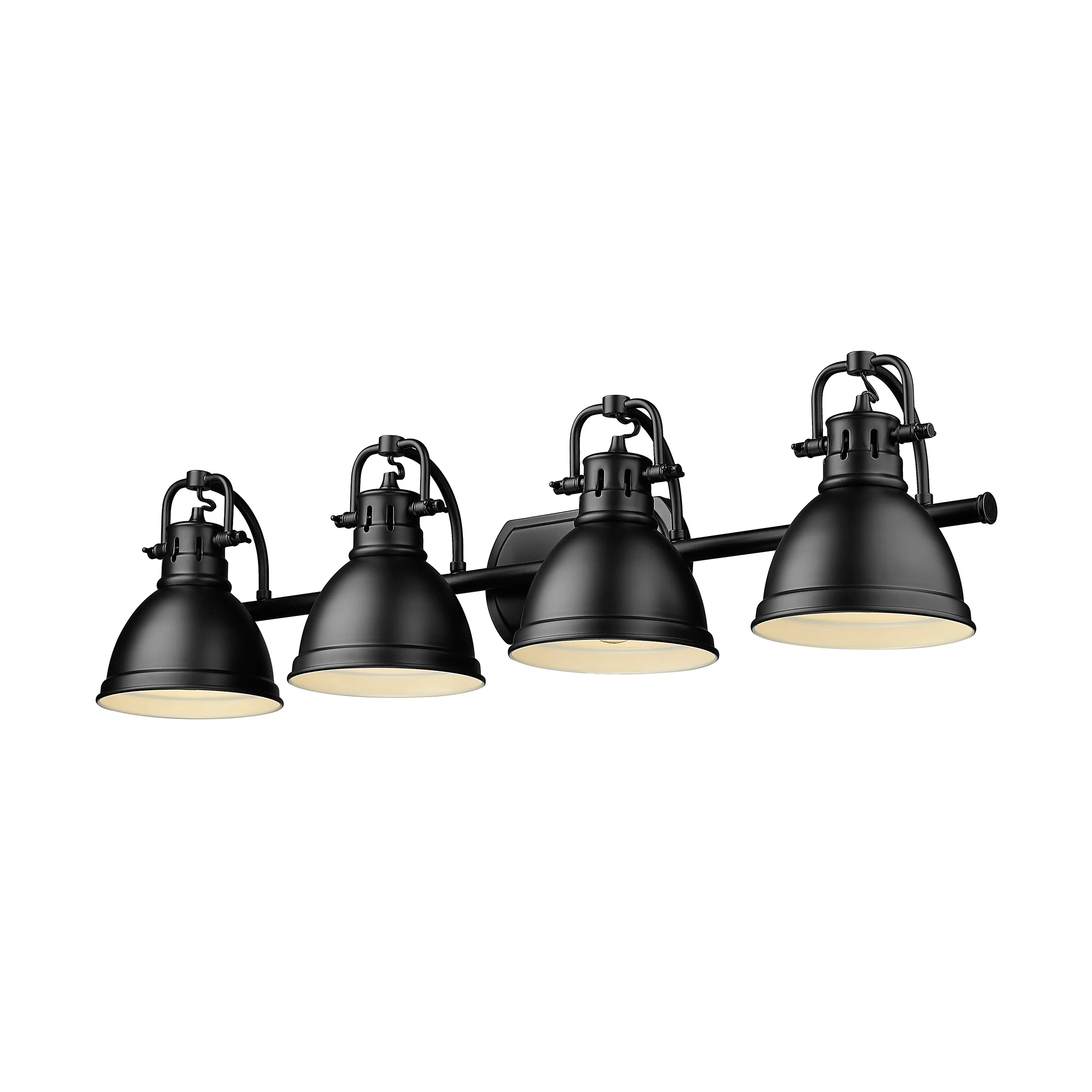 Duncan 4-light Vanity in Matte Black - Image 4