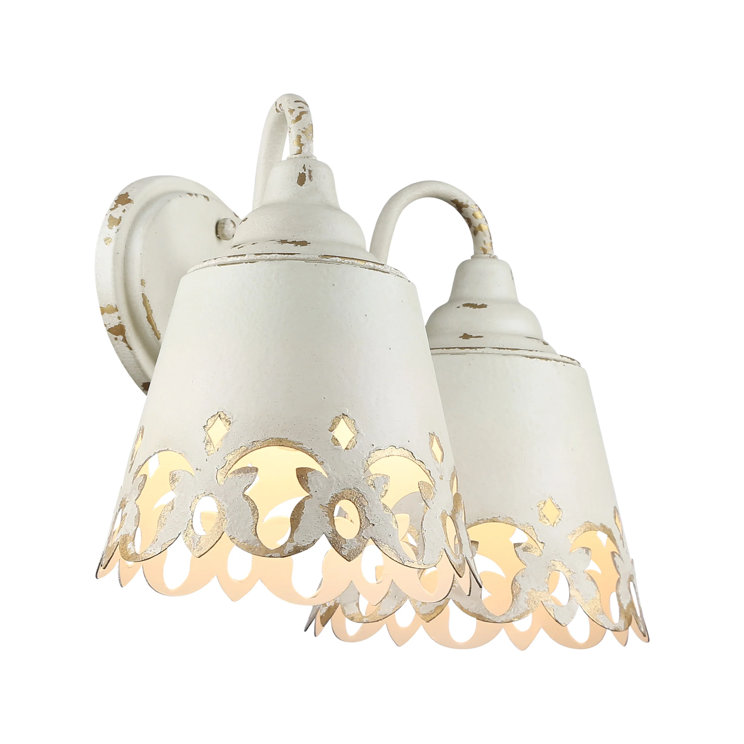 Eloise 2-light Vanity in Antique Ivory - Image 5