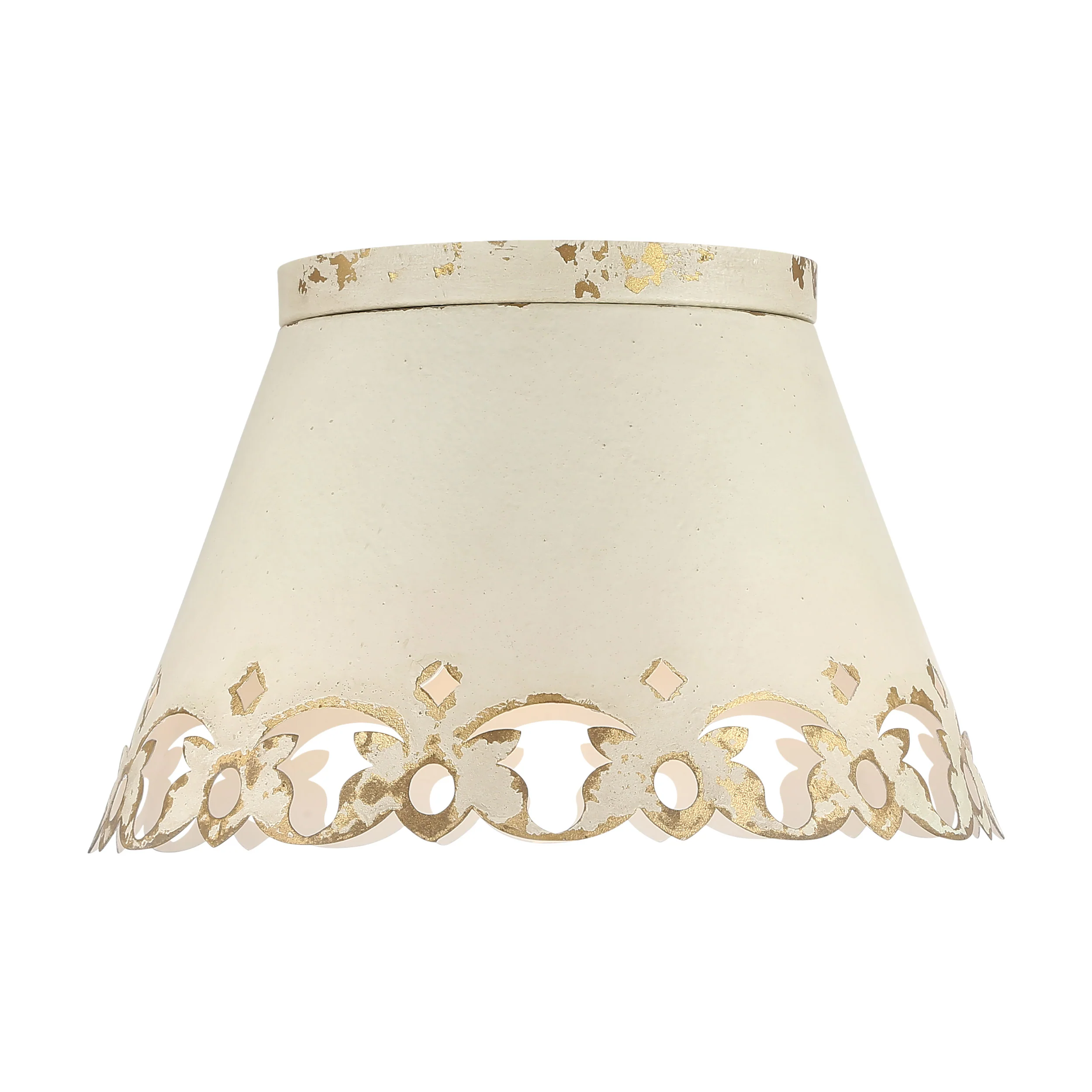 Eloise 3-light Flush Mount in Antique Ivory - Image 2