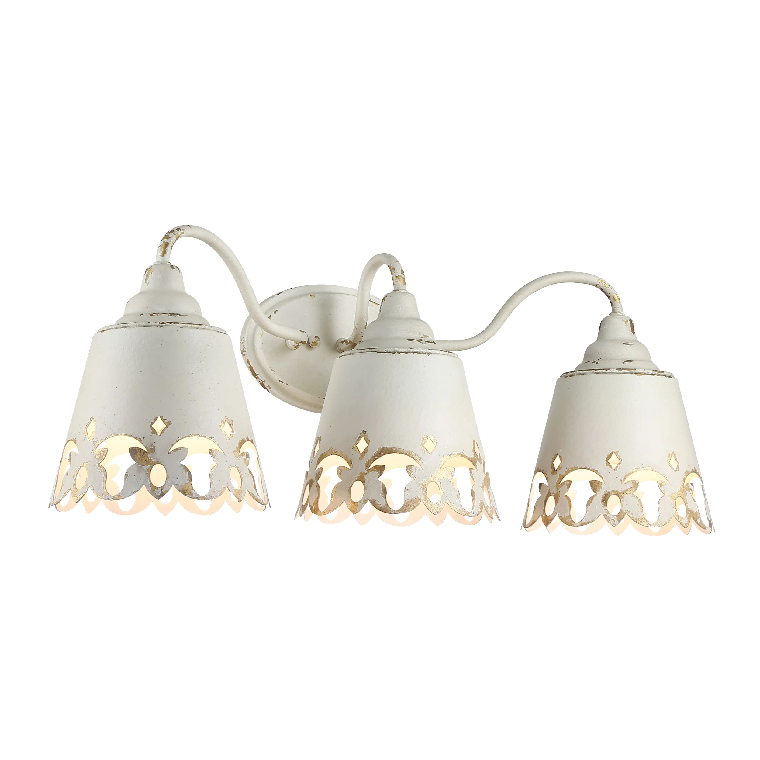 Eloise 3-light Vanity in Antique Ivory - Image 3