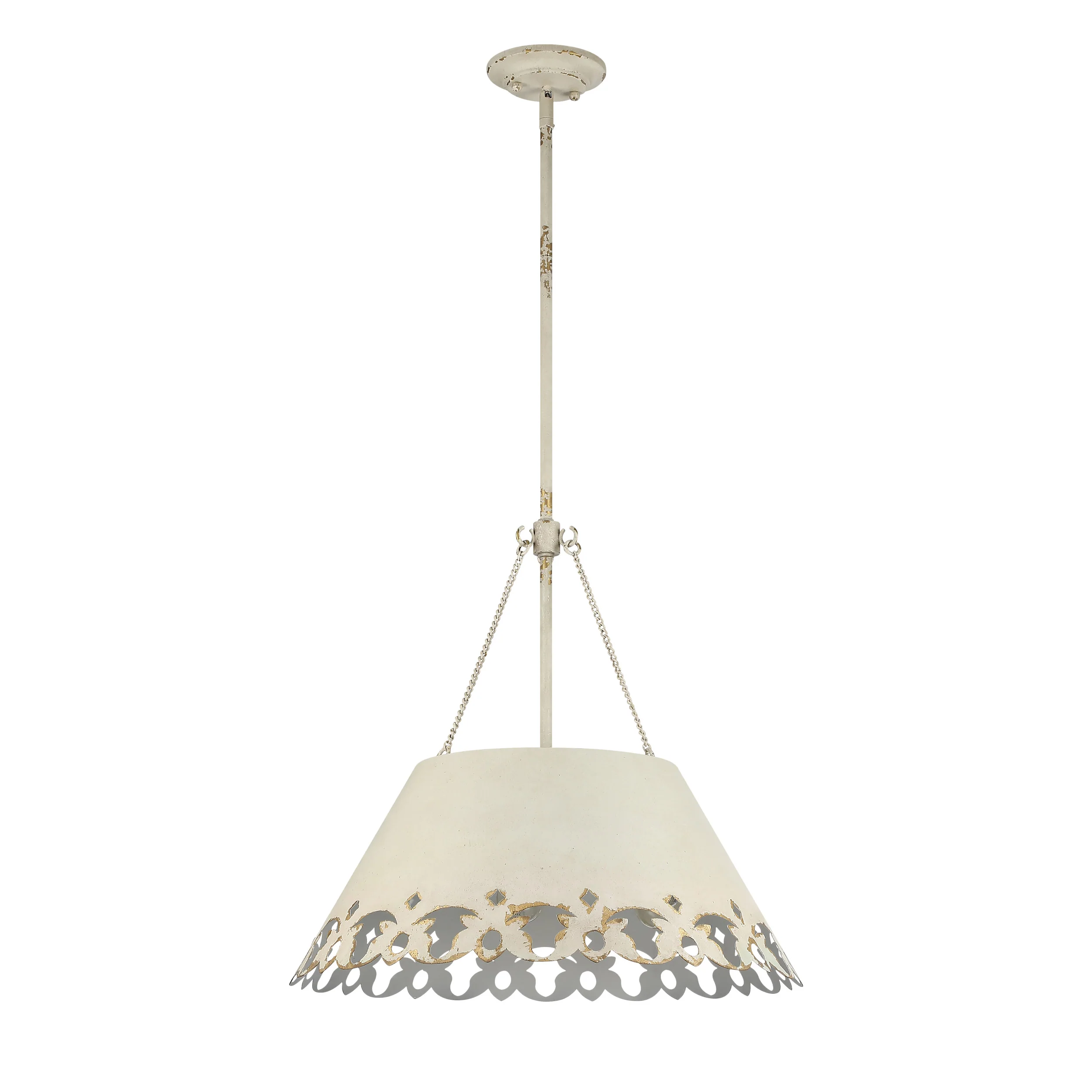 Eloise 5-light Pendant in Antique Ivory - Image 3