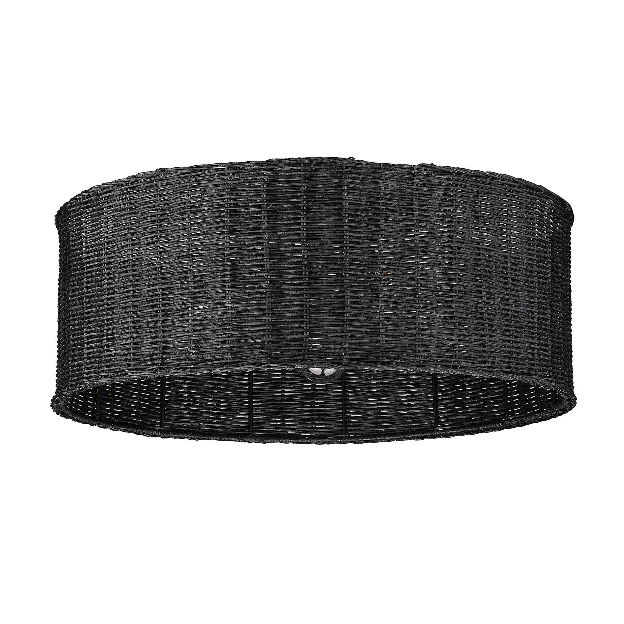Erma 5-light Flush Mount in Matte Black - Image 3