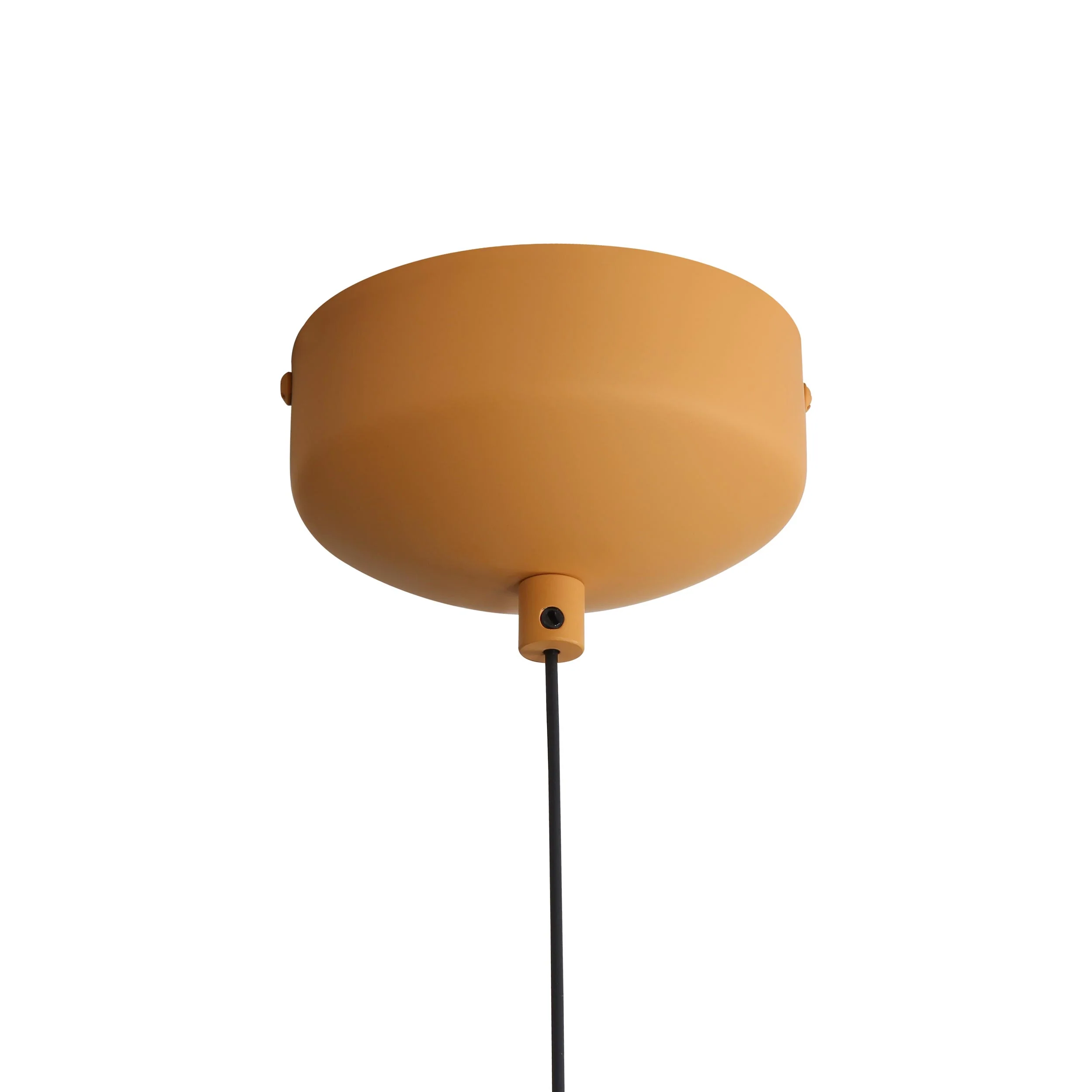 Faroe 13in Integrated LED Pendant in Earth Yellow/Grey Felt - Image 7