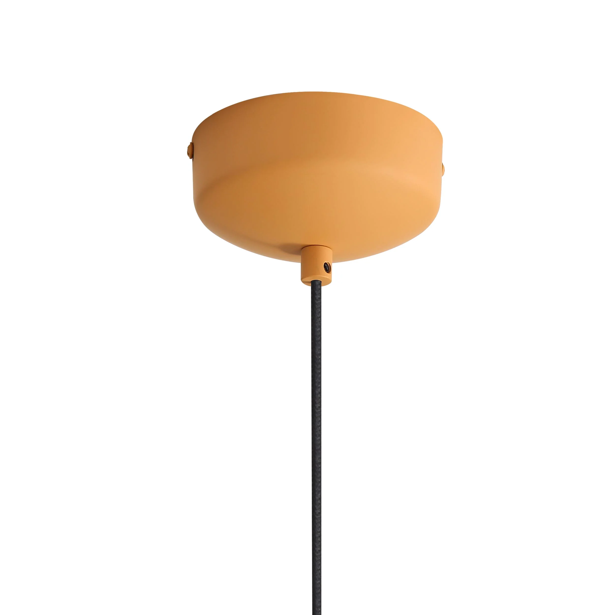 Faroe 20in Integrated LED Pendant in Earth Yellow/Grey Felt - Image 7