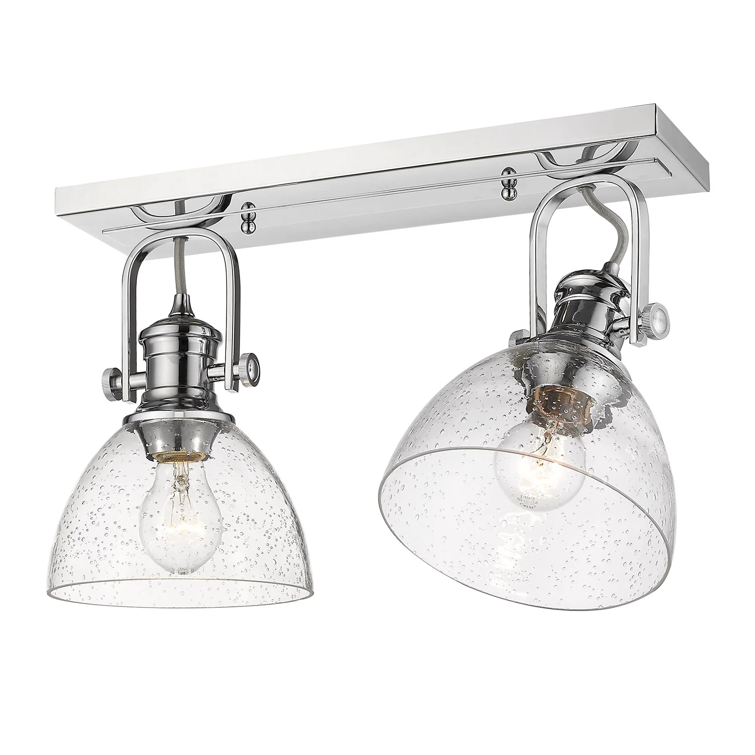 Hines 2-light Semi-Flush Mount in Chrome