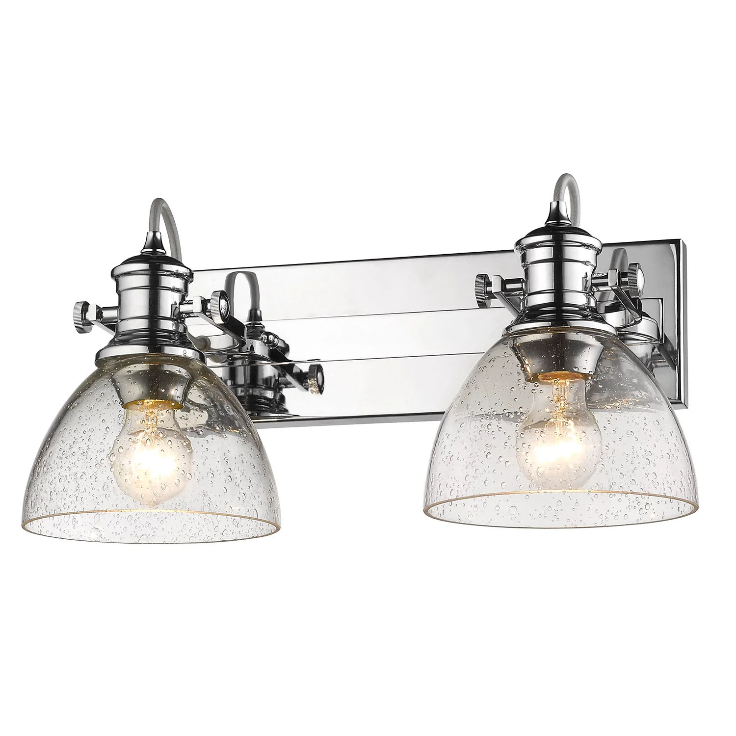 Hines 2-light Semi-Flush Mount in Chrome - Image 4