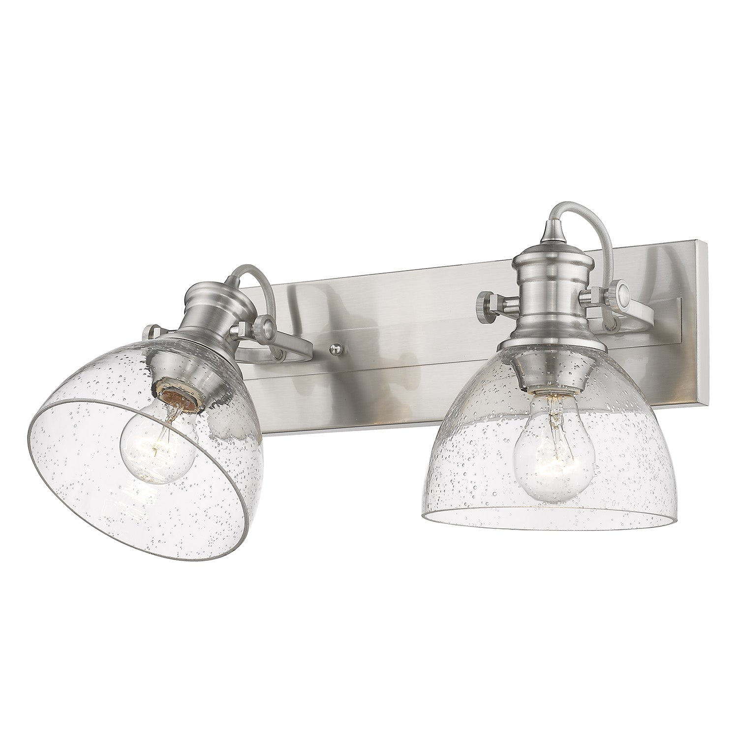Hines 2-light Vanity in Pewter