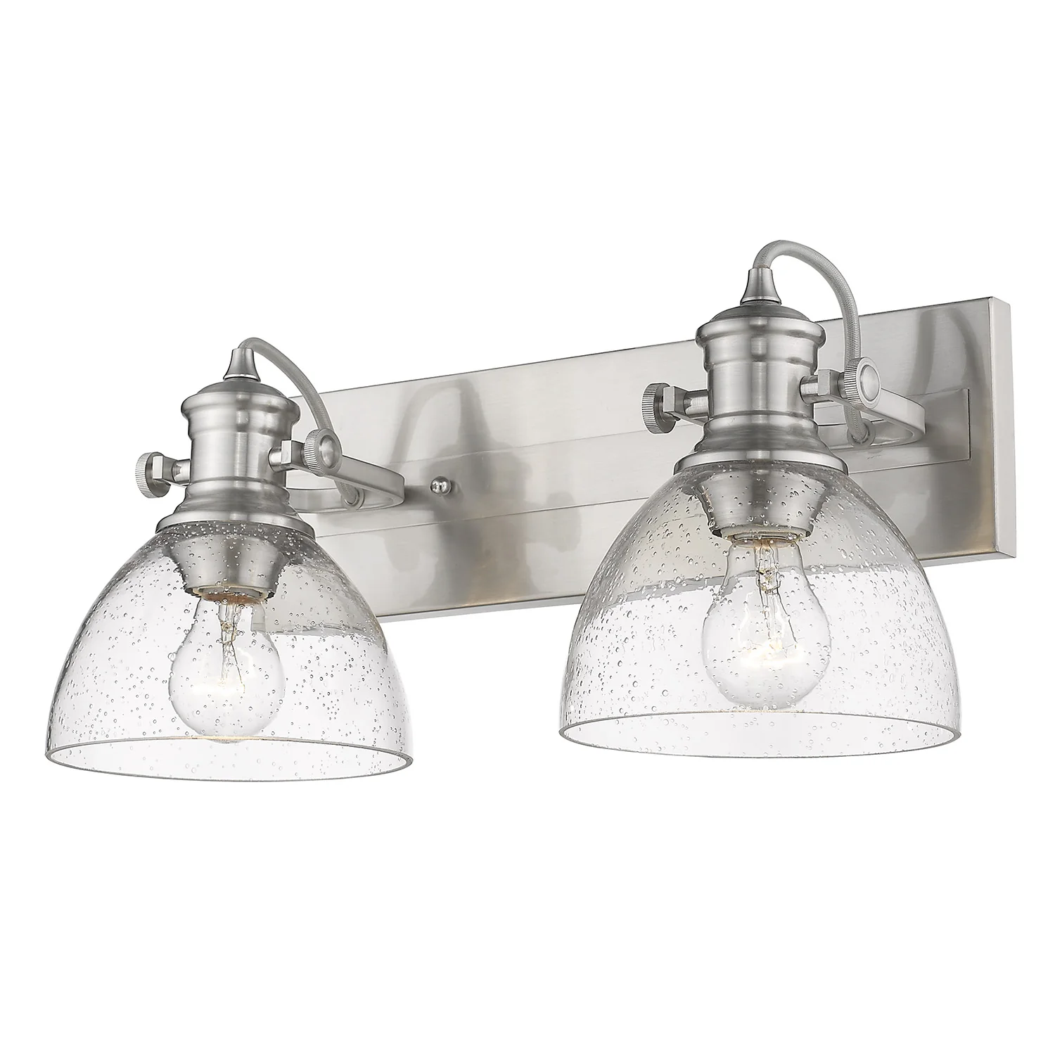 Hines 2-light Vanity in Pewter - Image 2