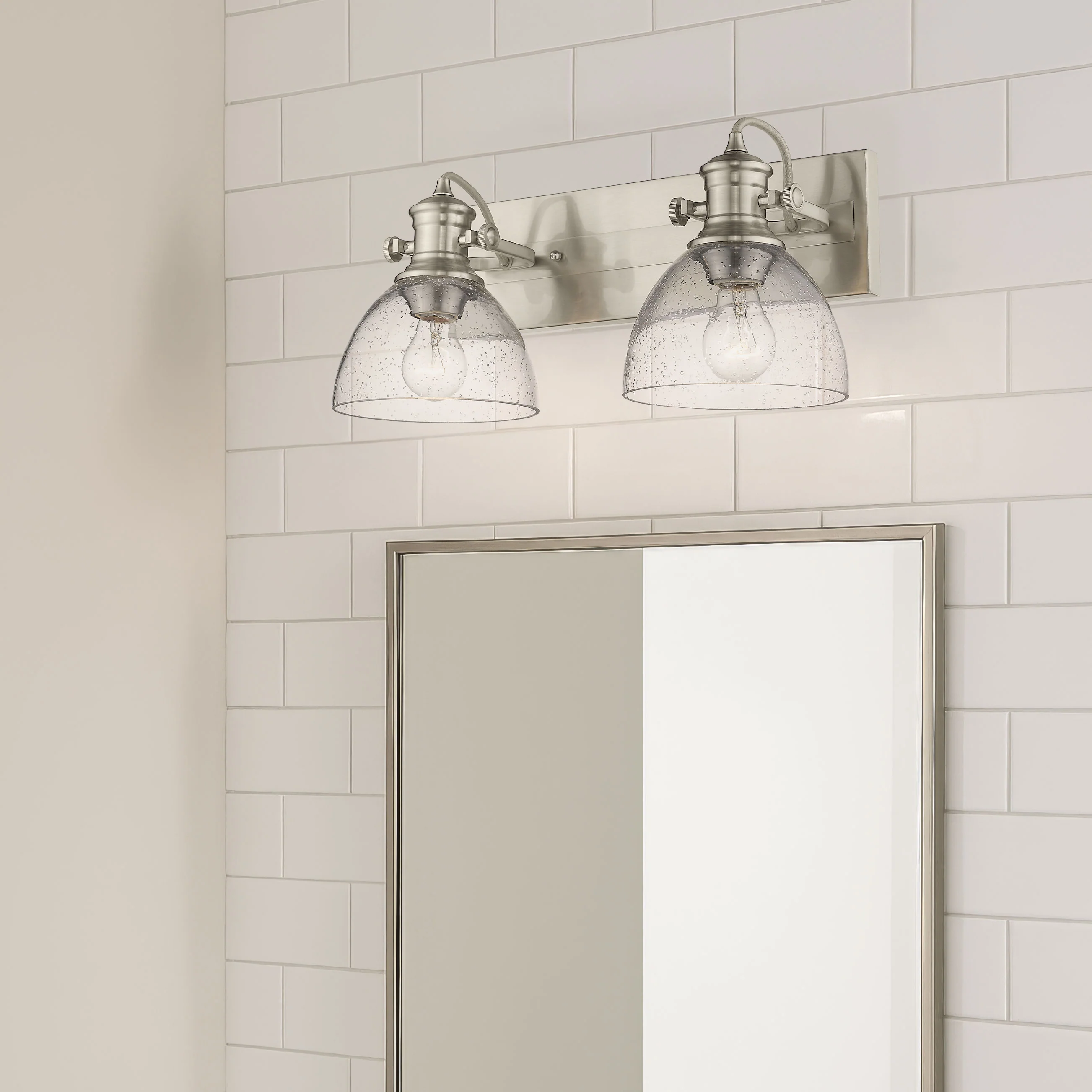Hines 2-light Vanity in Pewter - Image 4
