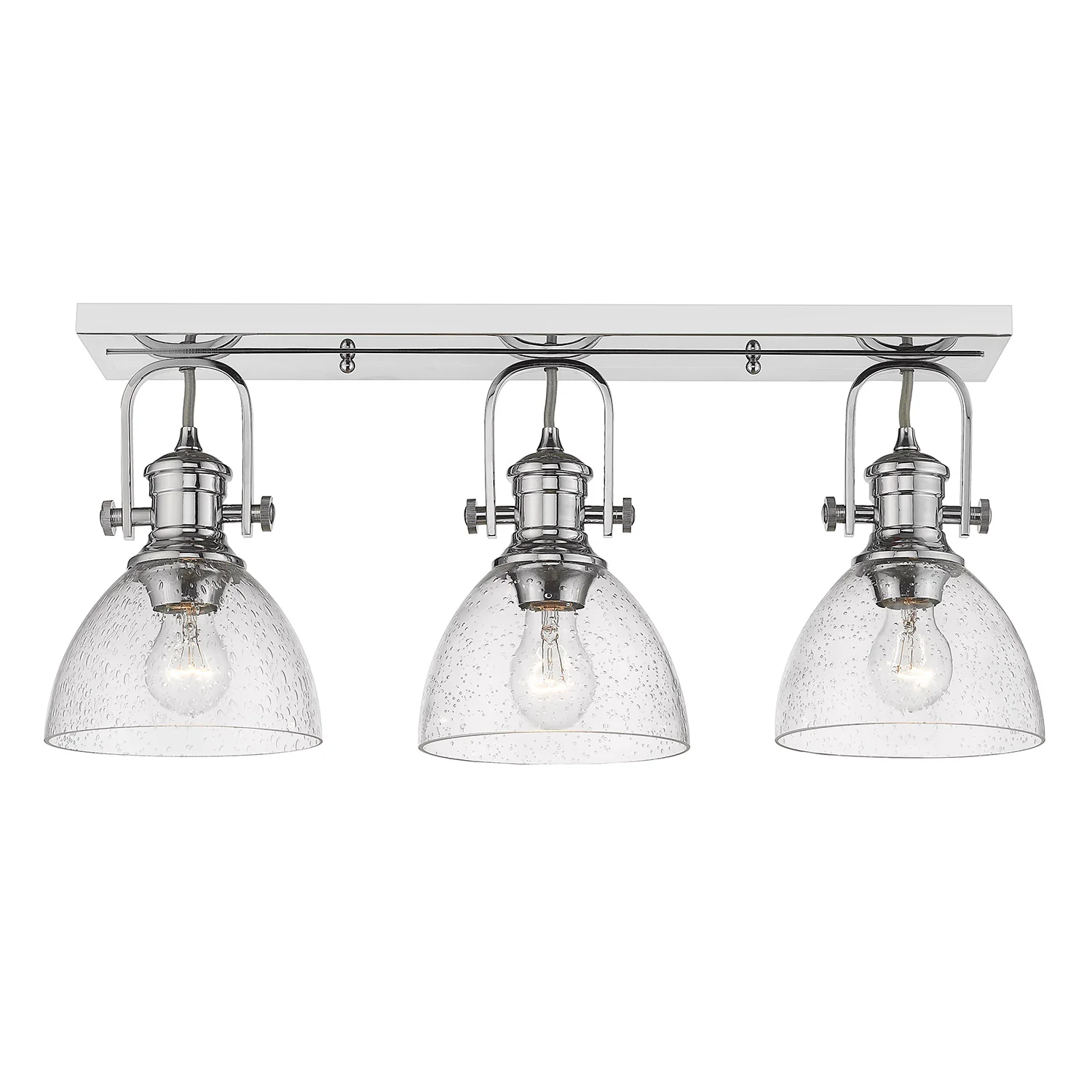 Hines 3-light Semi-Flush Mount in Chrome - Image 2