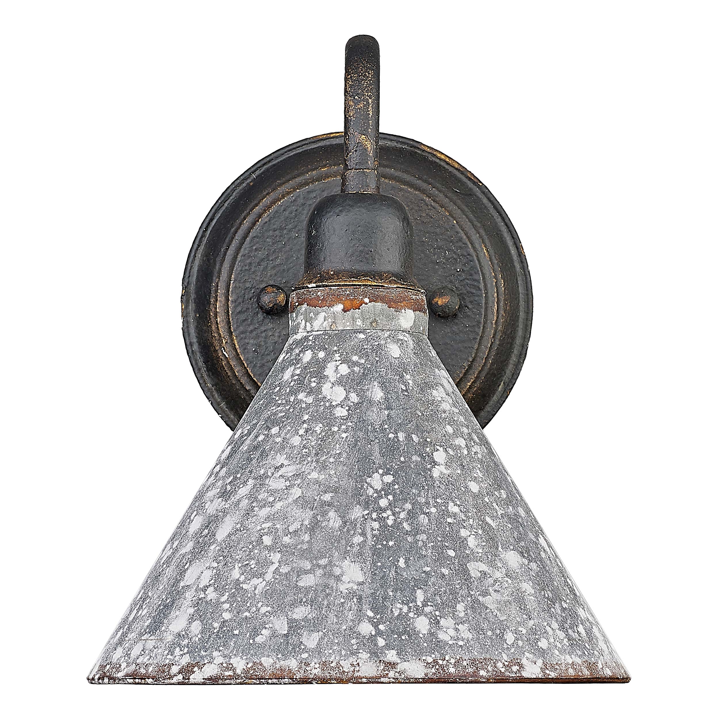 Jasper 1-light Wall Sconce in Antique Black Iron - Image 2