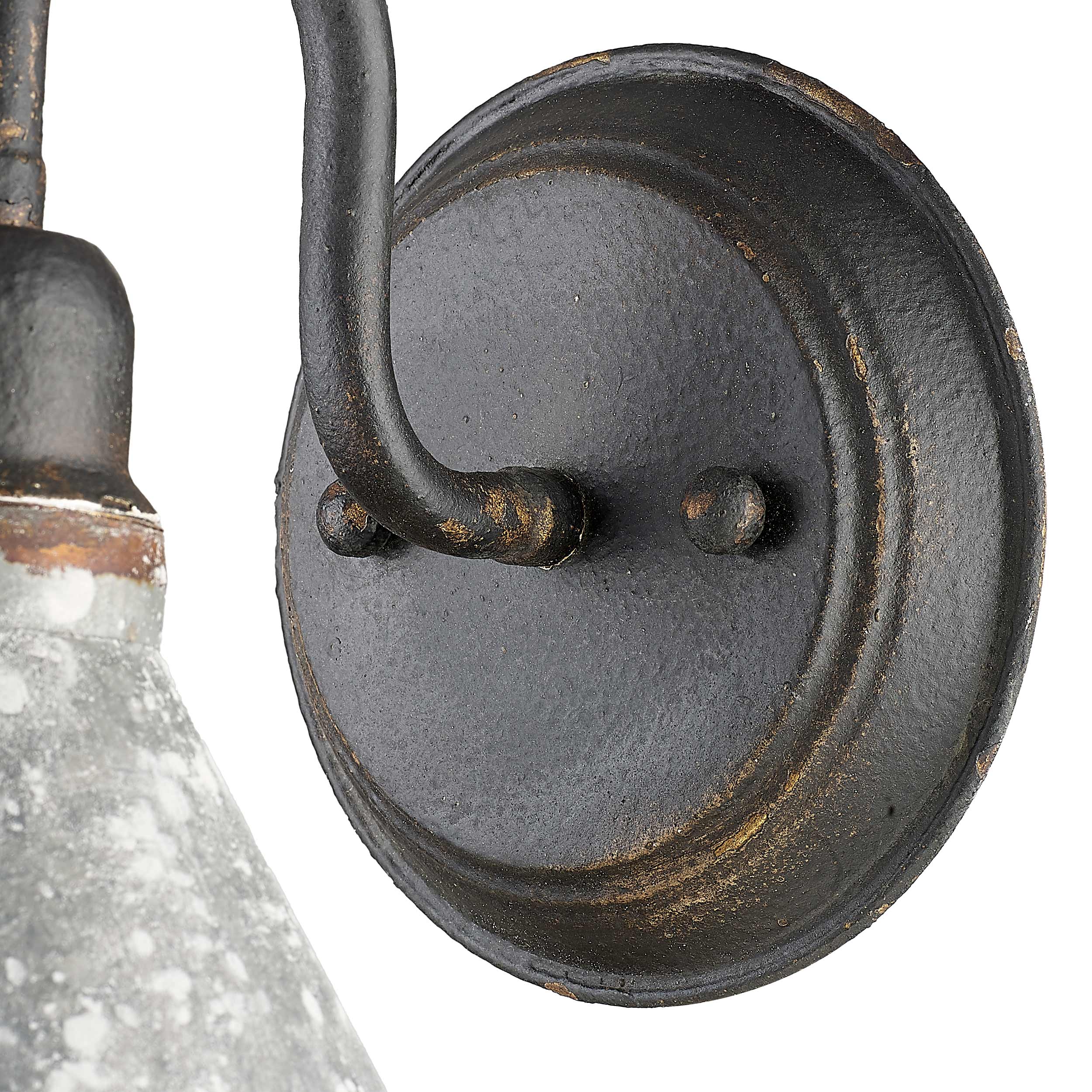Jasper 1-light Wall Sconce in Antique Black Iron - Image 7