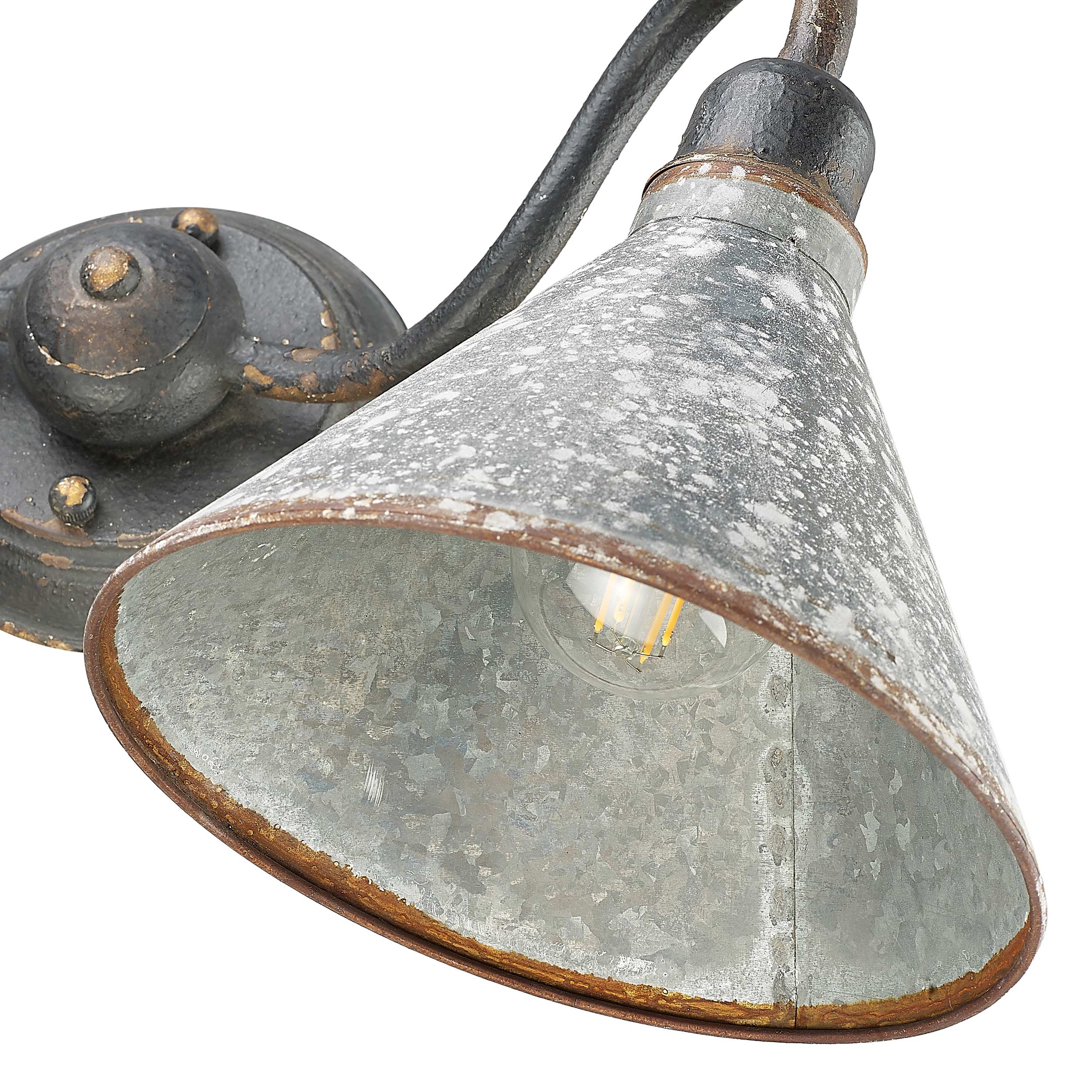 Jasper 2-light Vanity in Antique Black Iron - Image 6