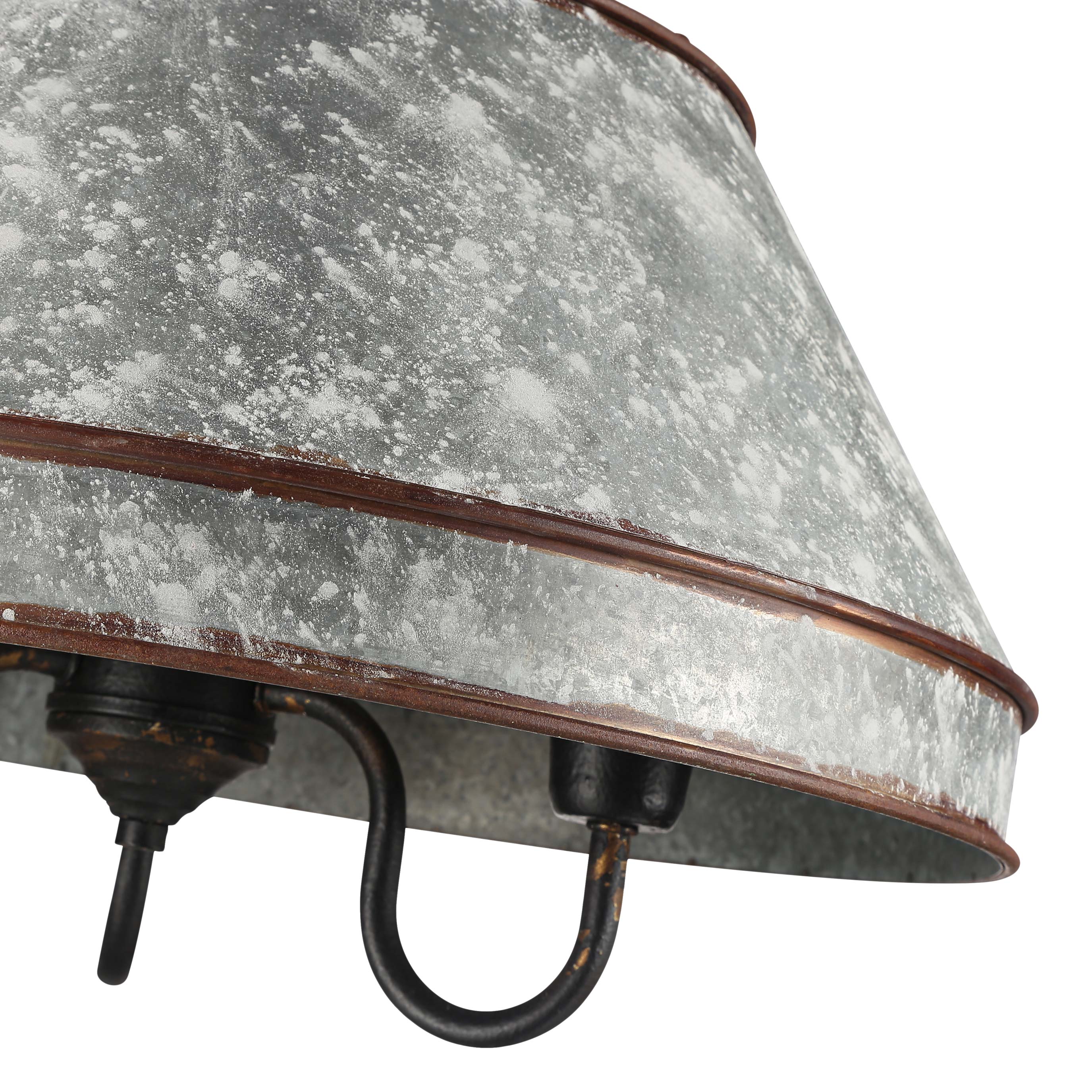 Jasper 3-light Pendant in Antique Black Iron - Image 6