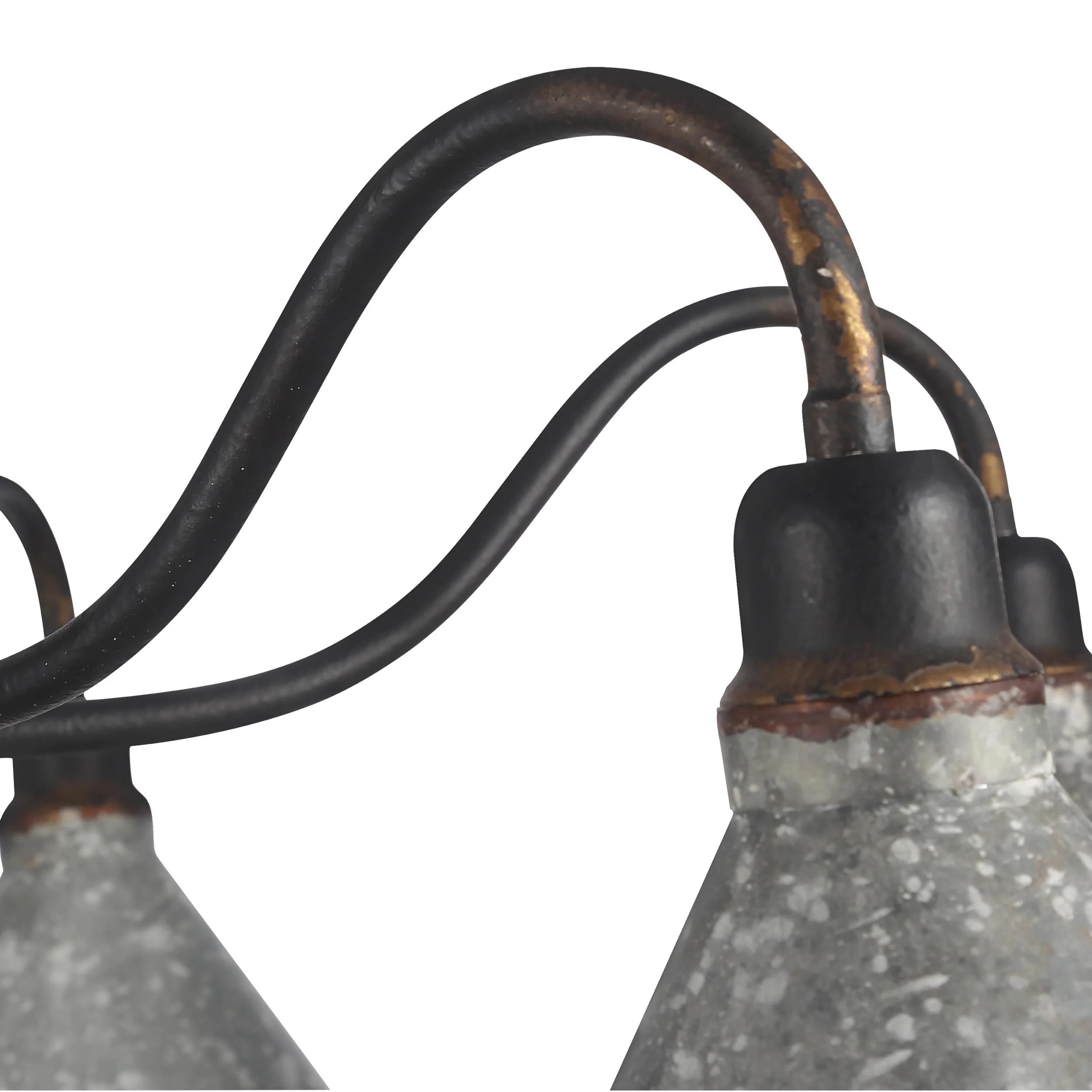 Jasper 6-light Chandelier in Antique Black Iron - Image 7