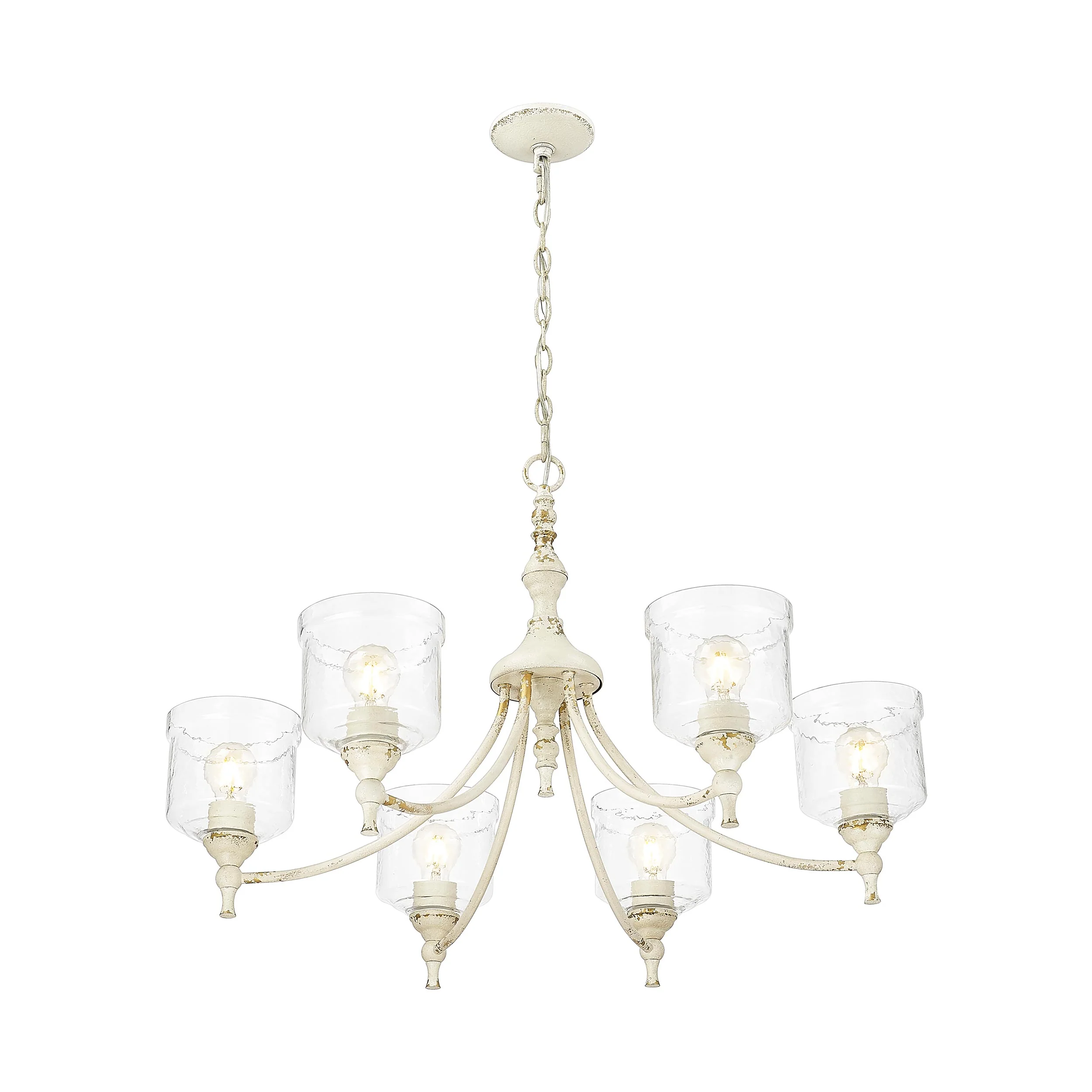 Keating 6-light Chandelier in Antique Ivory - Image 3