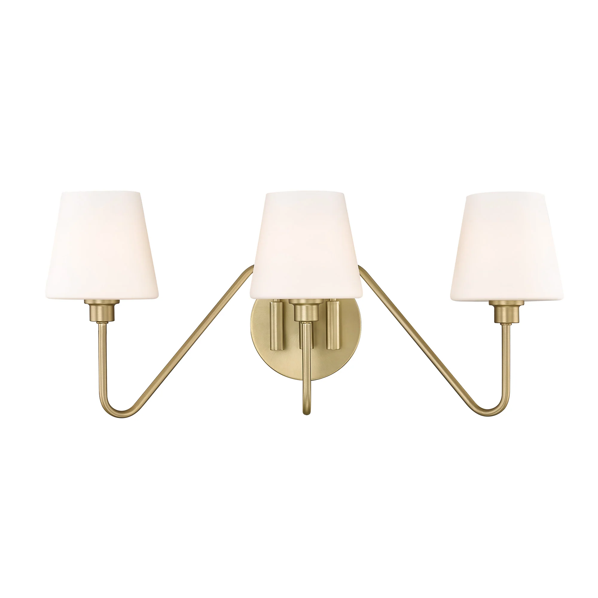 Kennedy 3-light Vanity in Brushed Champagne Brass - Image 5
