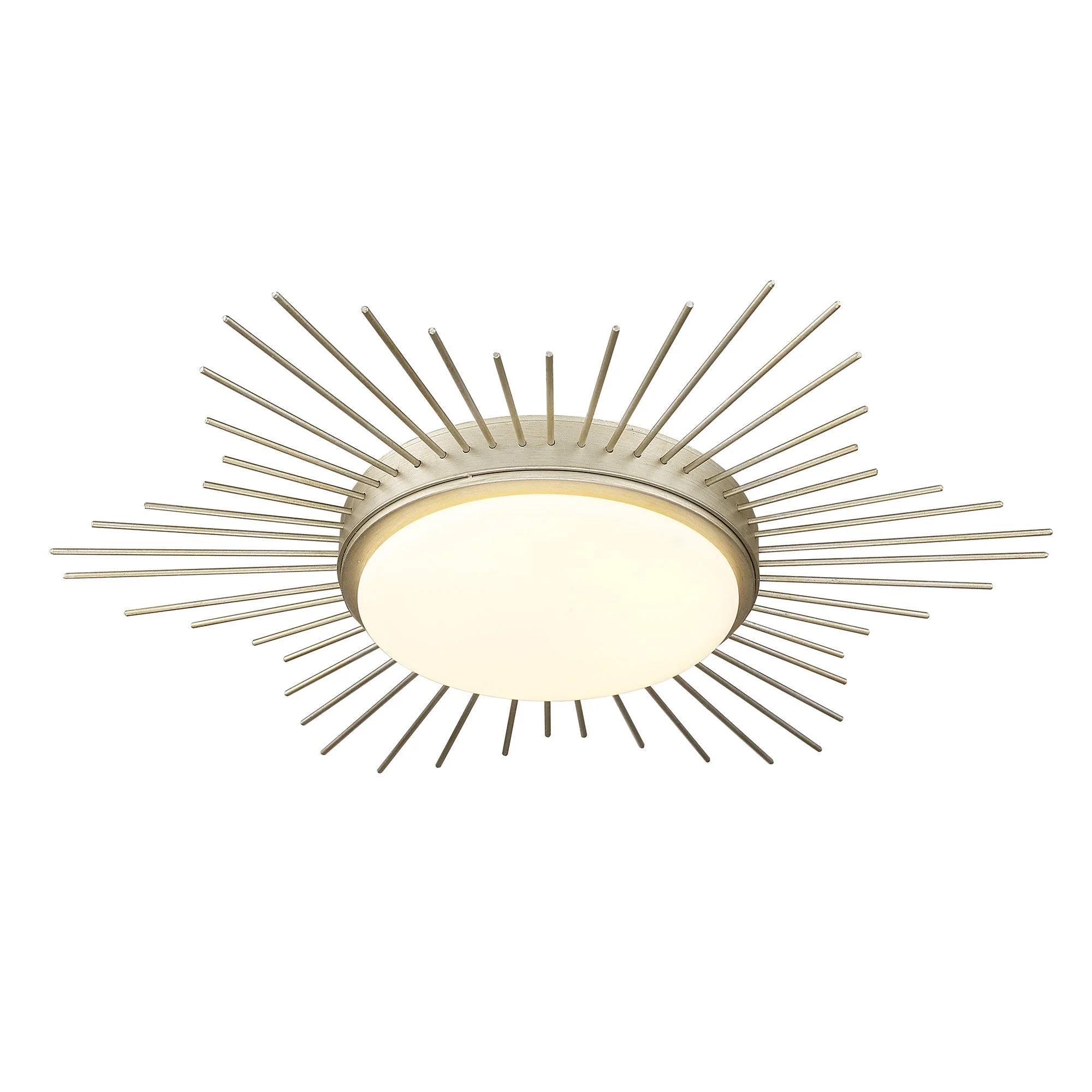 Kieran Integrated LED 18in Flush Mount in White Gold