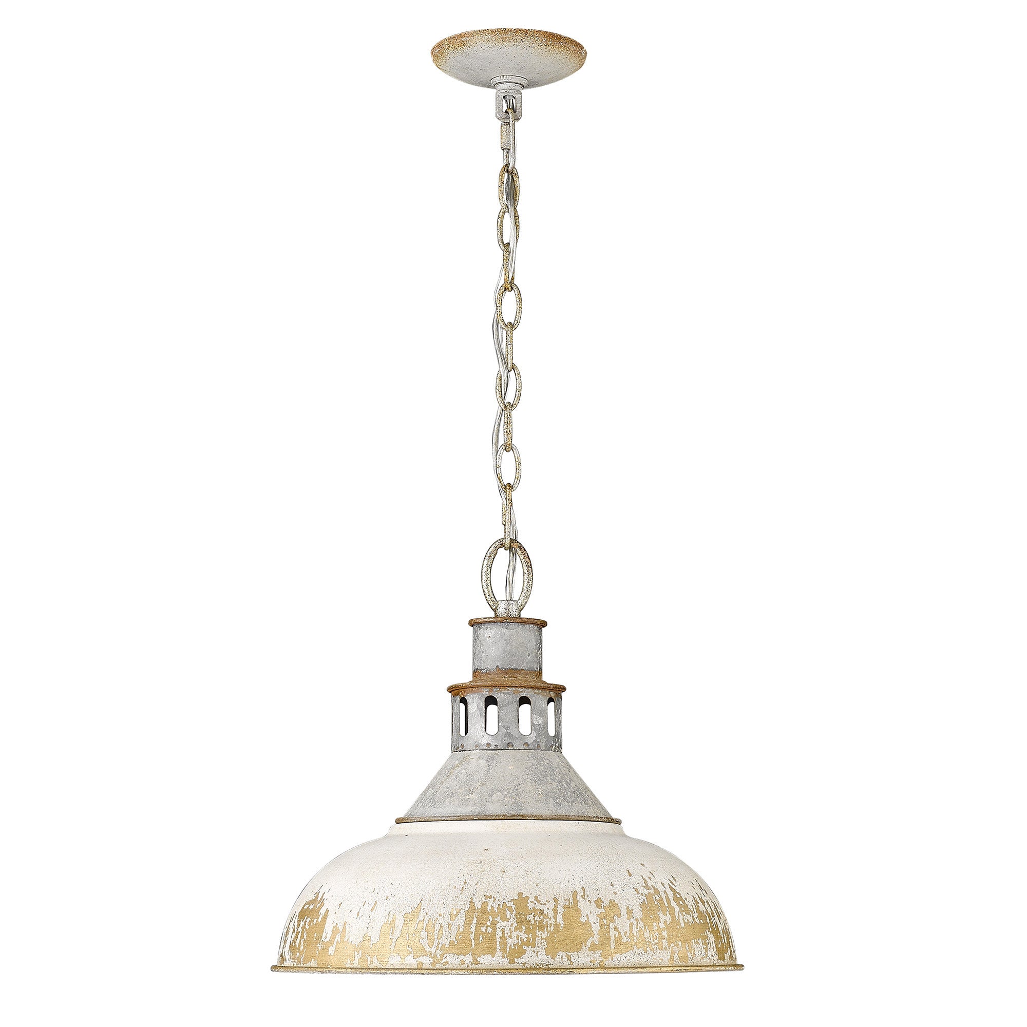 Kinsley 1-light Pendant in Antique Ivory shade - Image 2