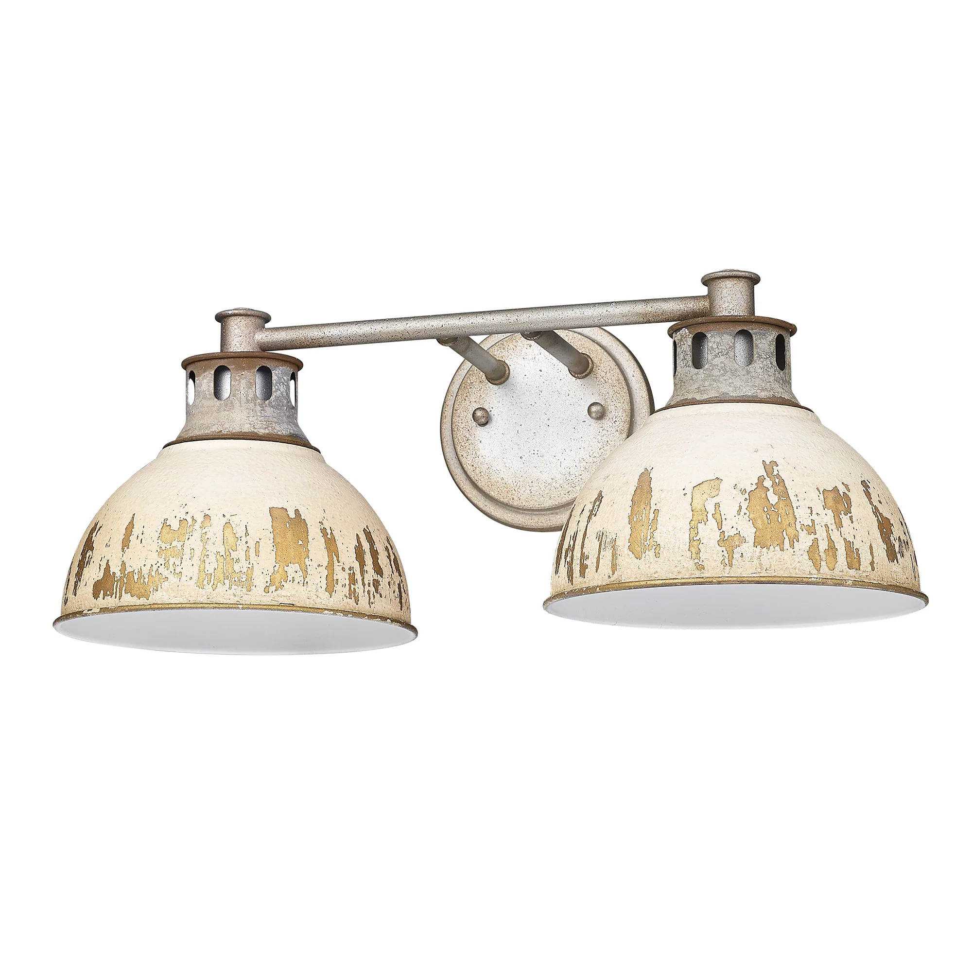 Kinsley 2-light Vanity in Antique Ivory shade - Image 2