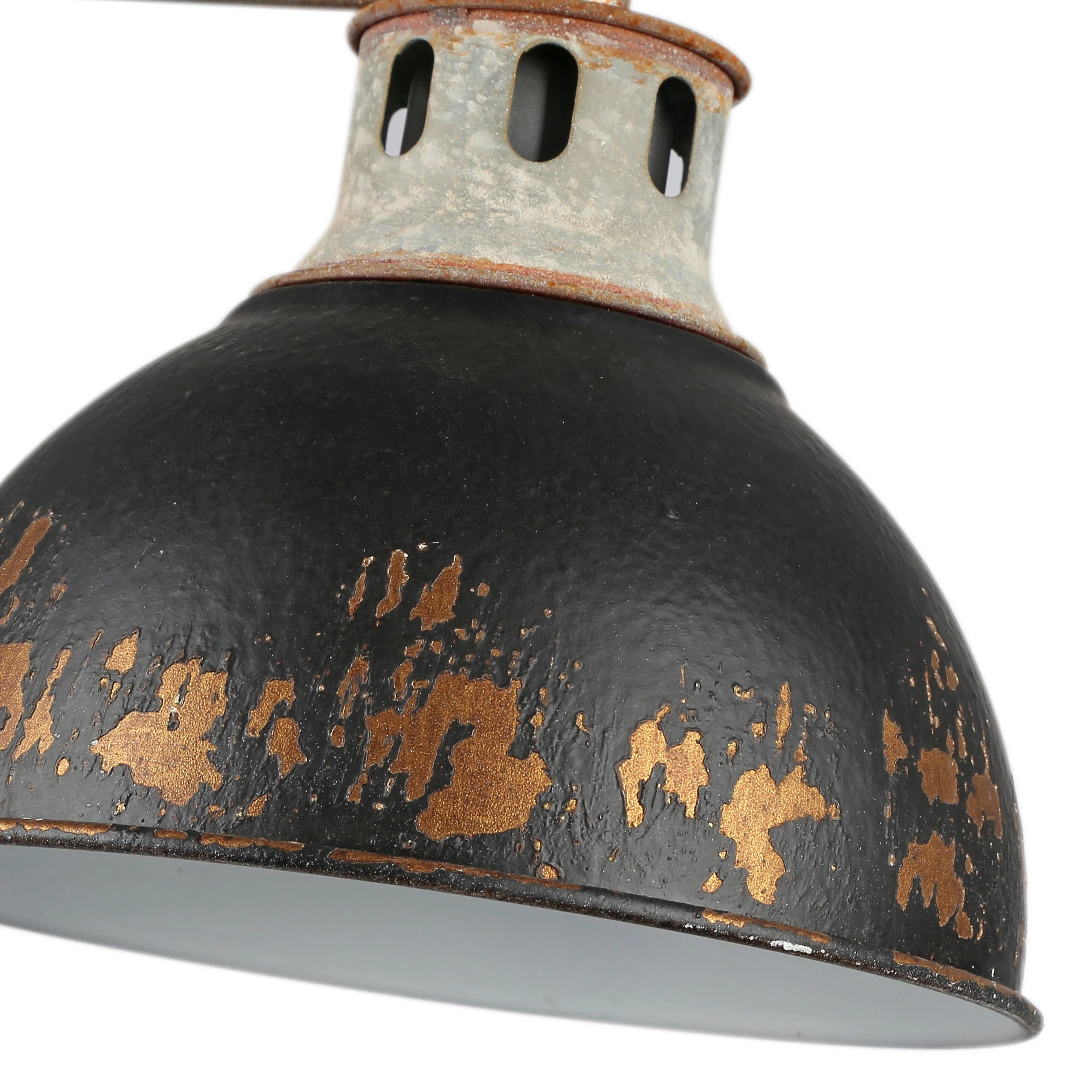 Kinsley 4-light Vanity in Antique Black Iron shade - Image 4
