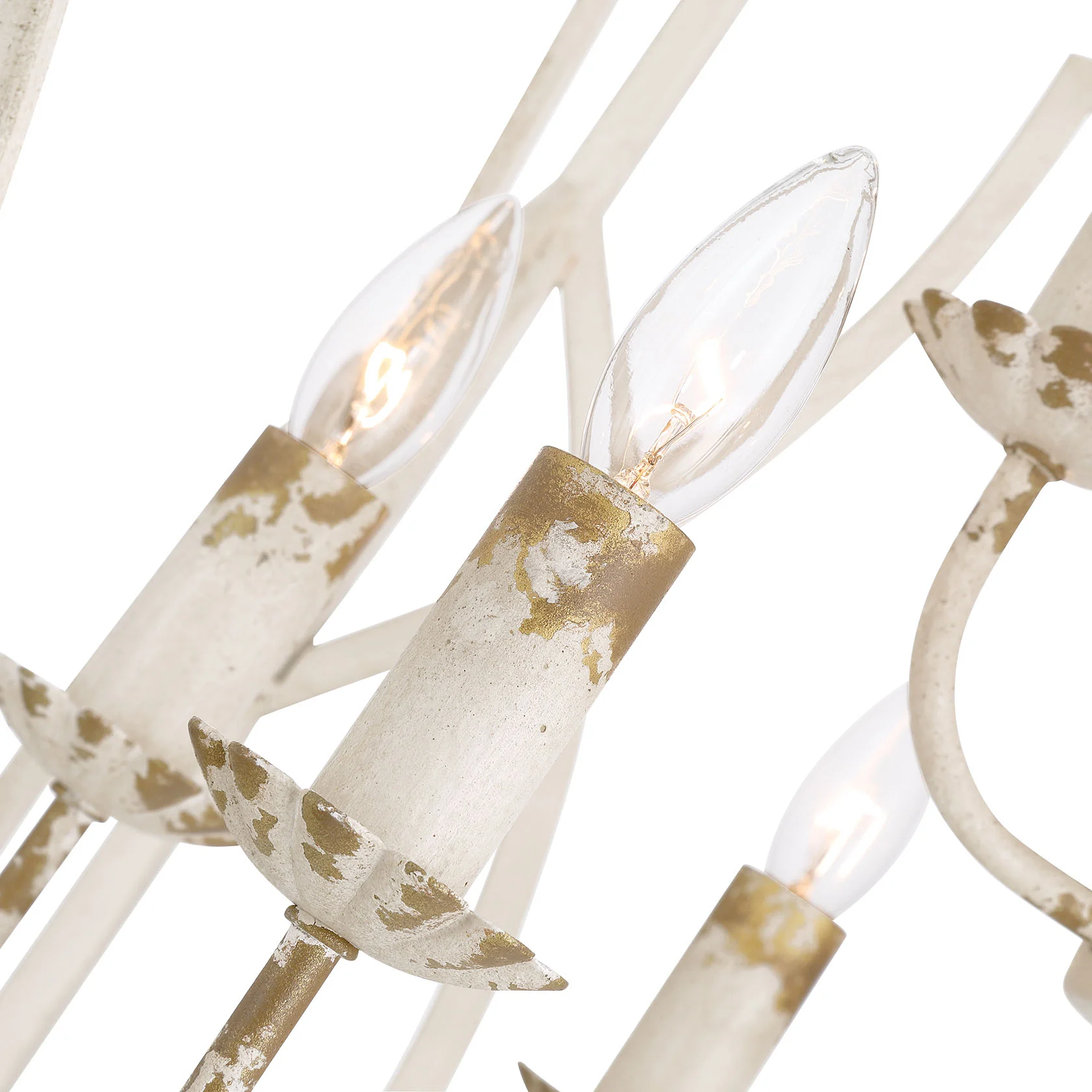 Laurent 9-light Pendant in Antique Ivory - Image 6
