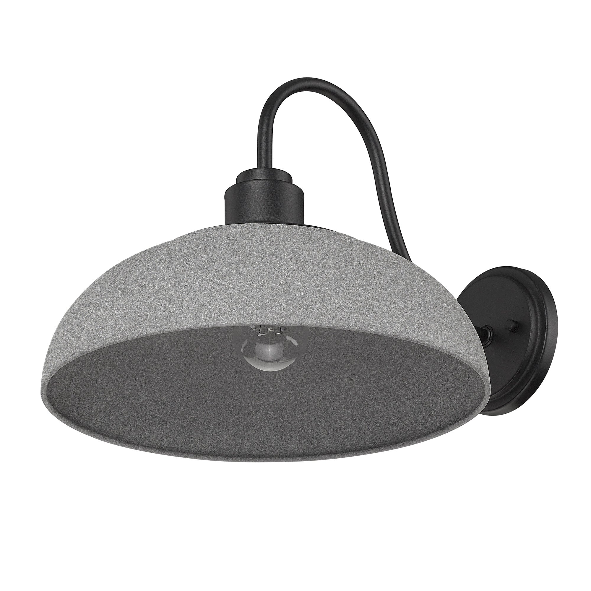 Levitt 1-light Outdoor Wall in Natural Black and Natural Gray shade - Image 4