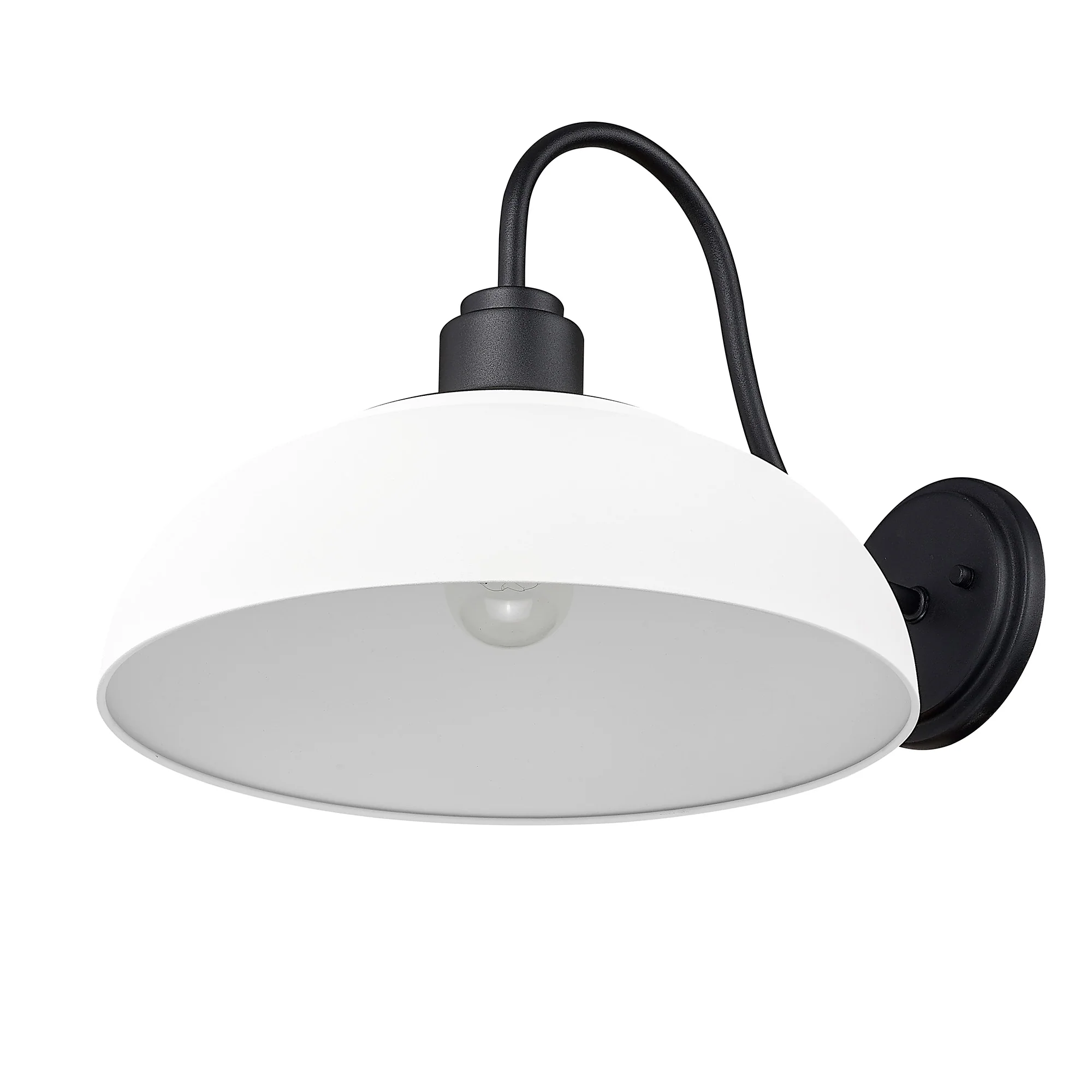 Levitt 1-light Outdoor Wall in Natural Black and Natural White shade - Image 4