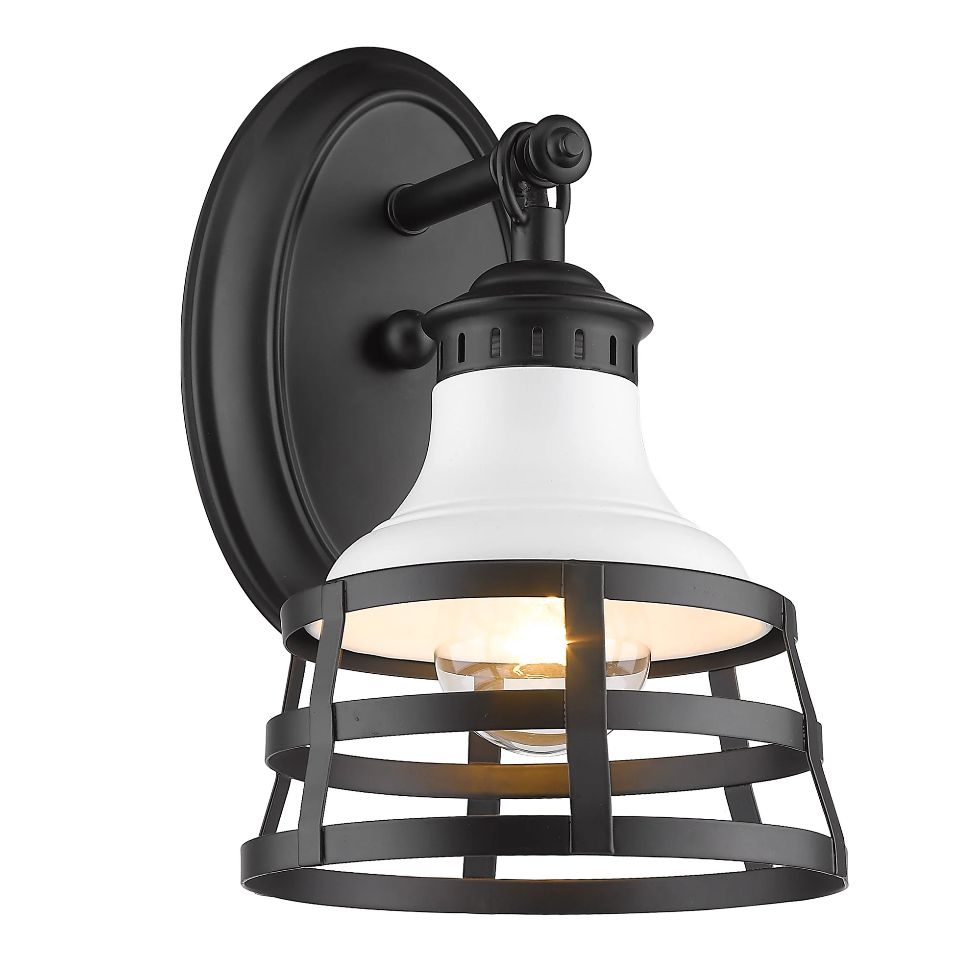 Locklyn 1-light Wall Sconce in Matte Black - Image 3