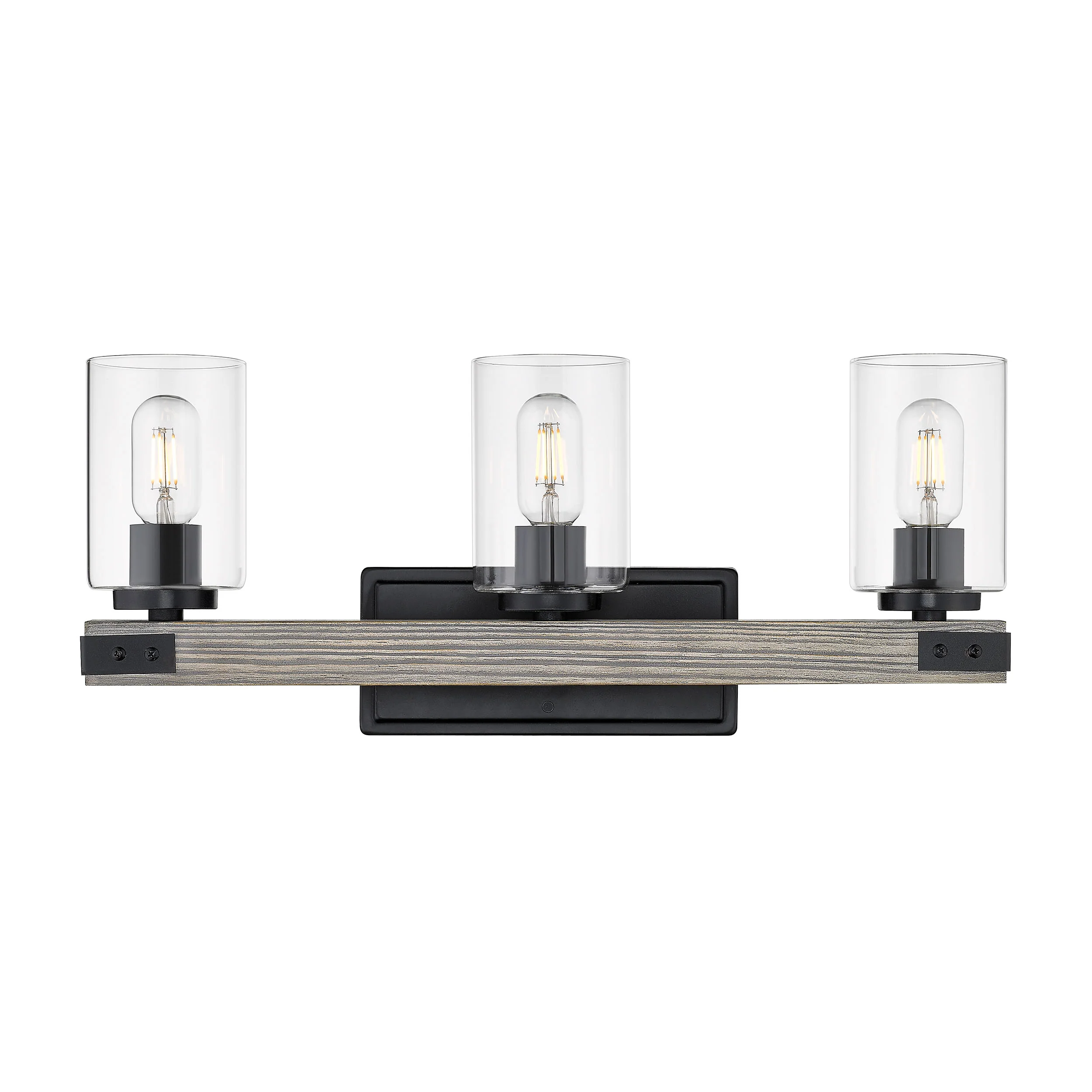 Lowell 3-light Vanity in Matte Black - Image 3