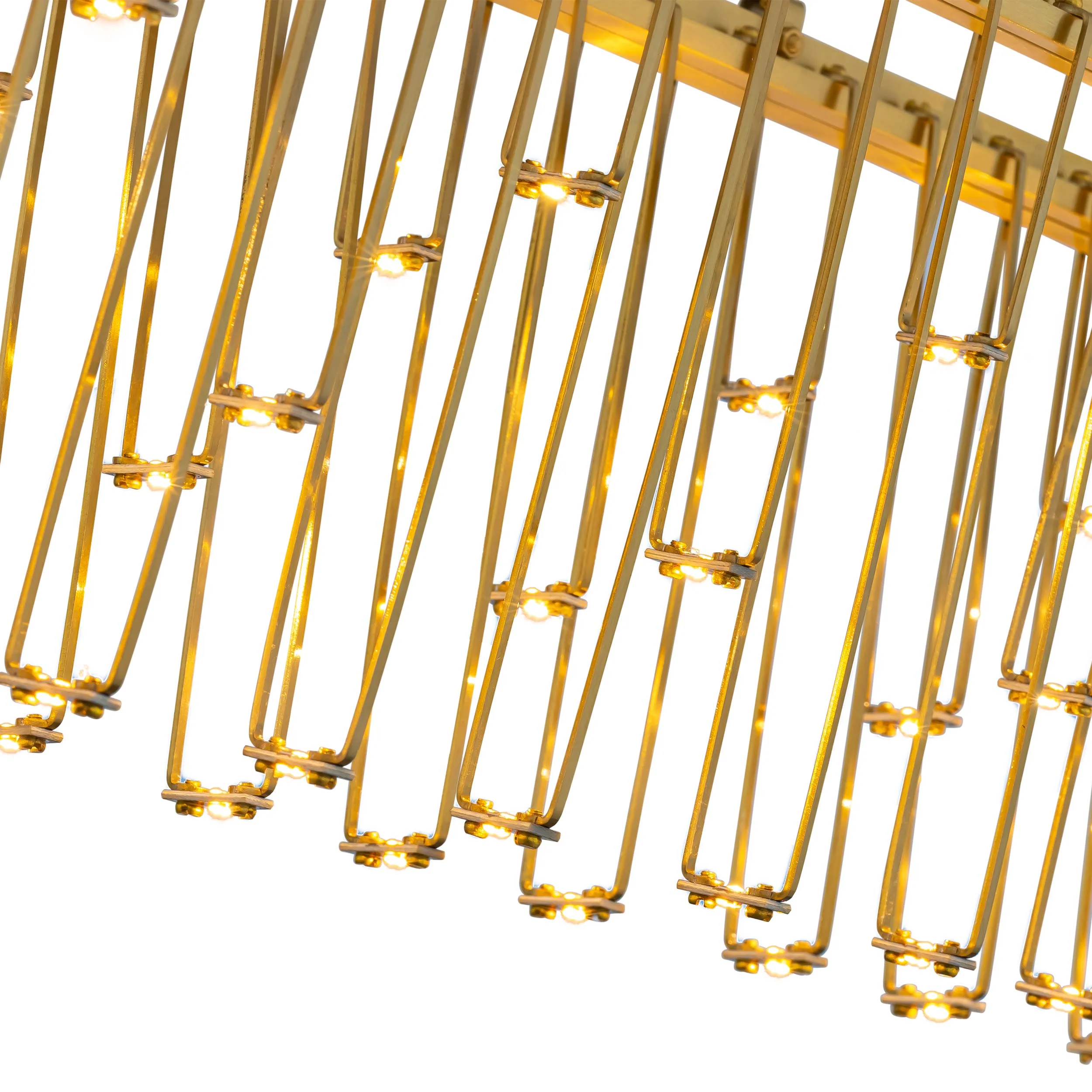 Lucerna Integrated LED Island Light in Stainless Steel Gold - Image 5