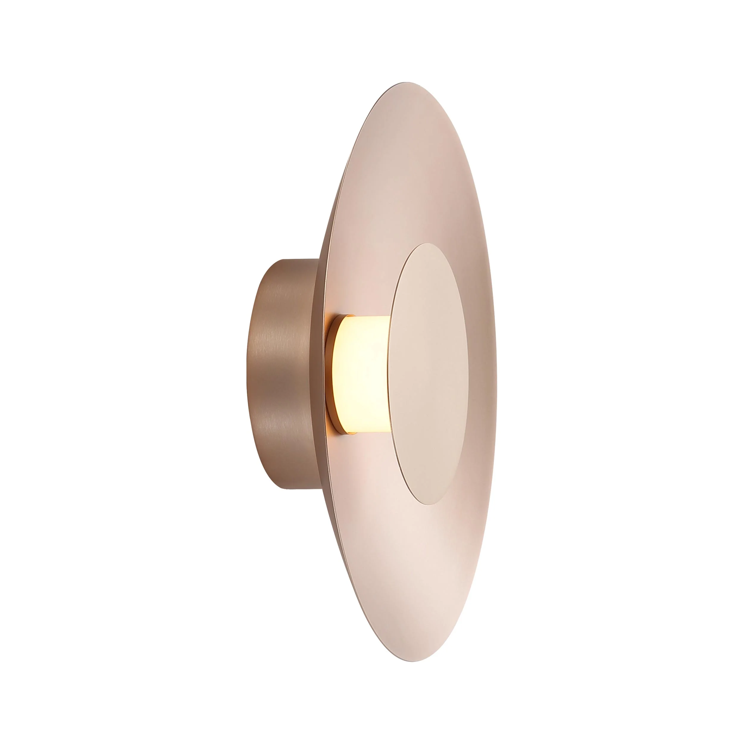 Luma Integrated LED Flush Mount in French Gold and French Gold shade - Image 5